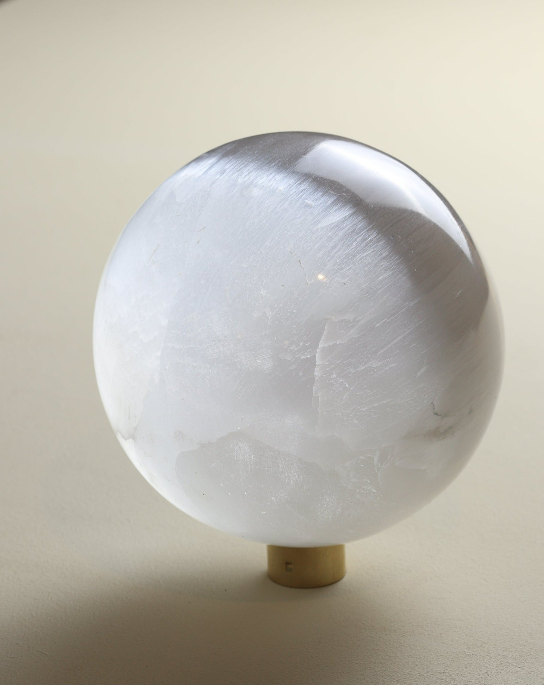 Selenite sphere