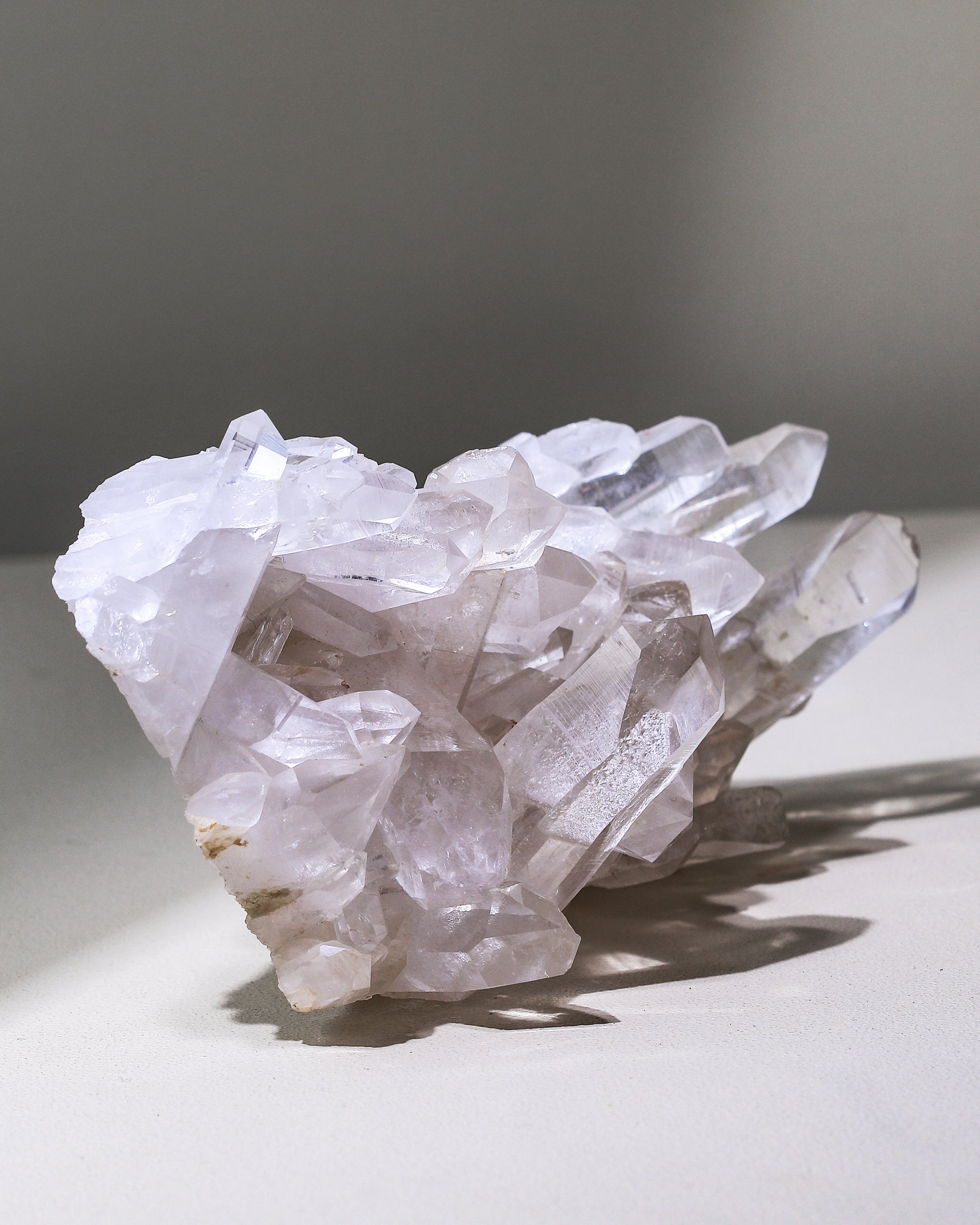 große Bergkristall Naturform, Einzelstück