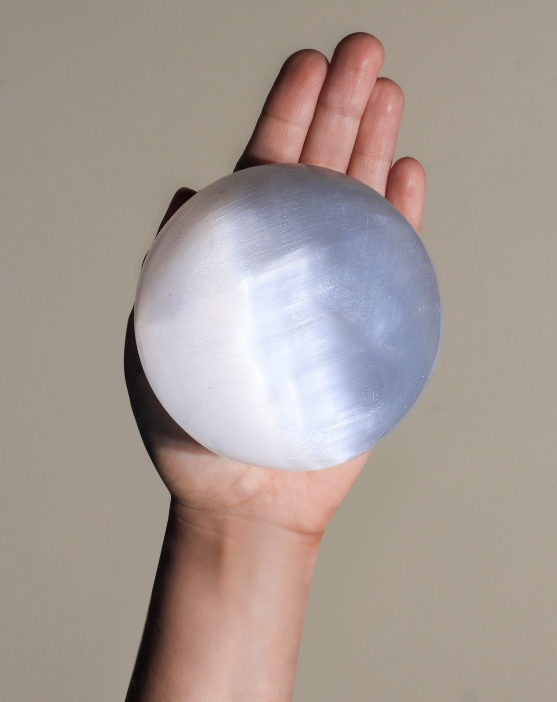 Selenite sphere