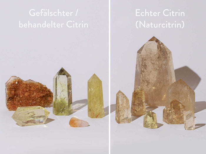 Gefälschten Citrin erkennen