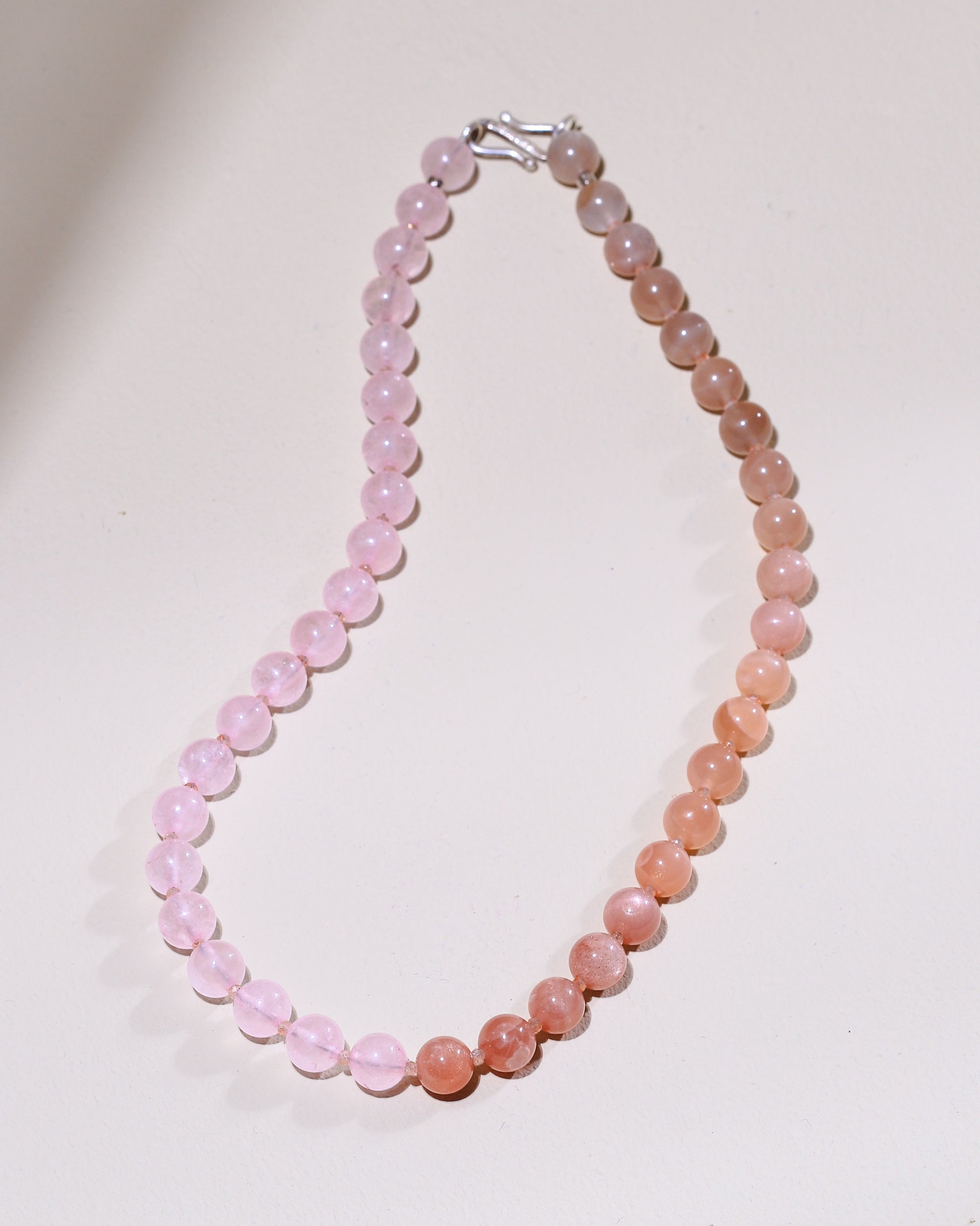 Aurora Necklace | Sonnenstein, Mondstein, Rosenquarz