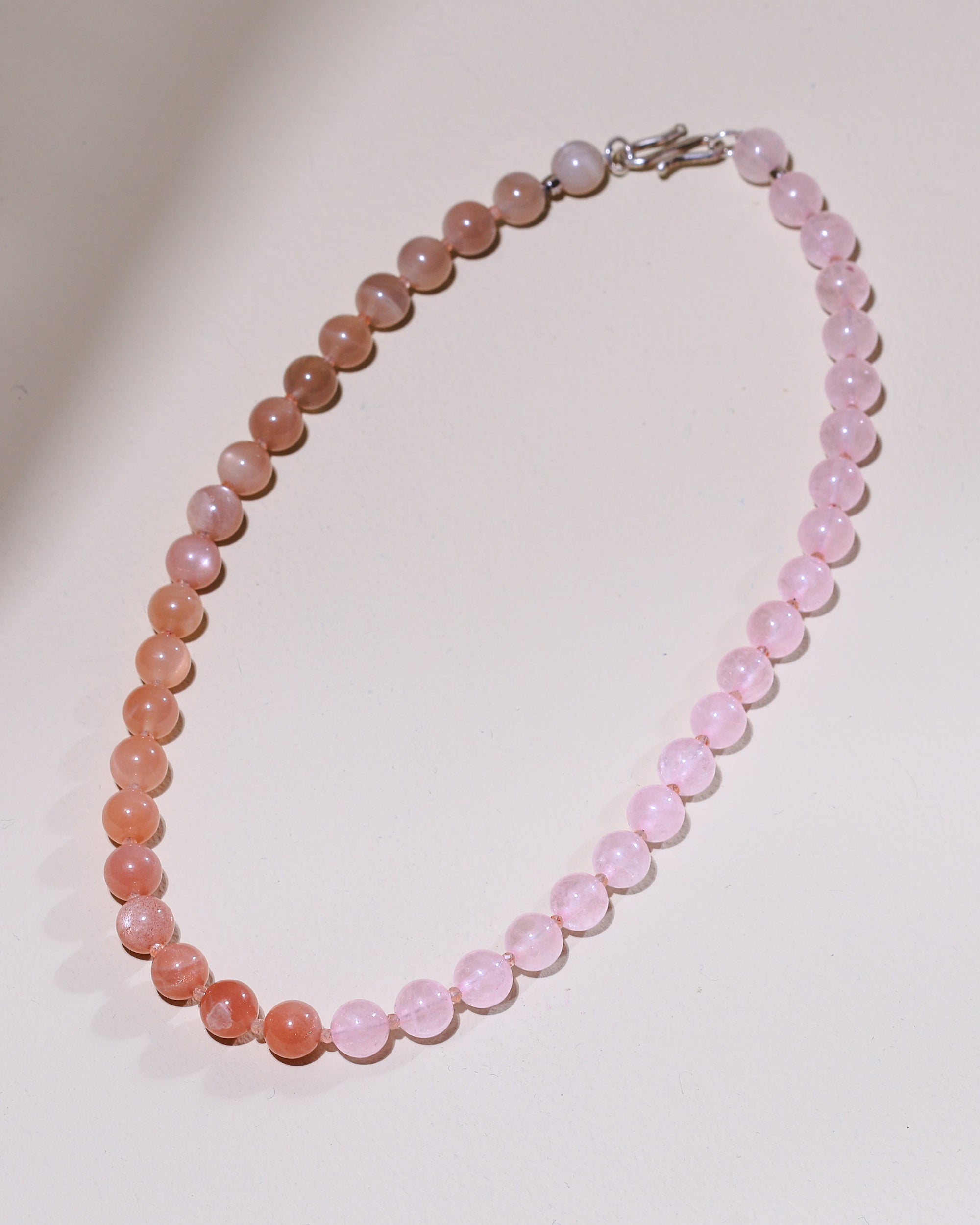 Aurora Necklace | Sonnenstein, Mondstein, Rosenquarz