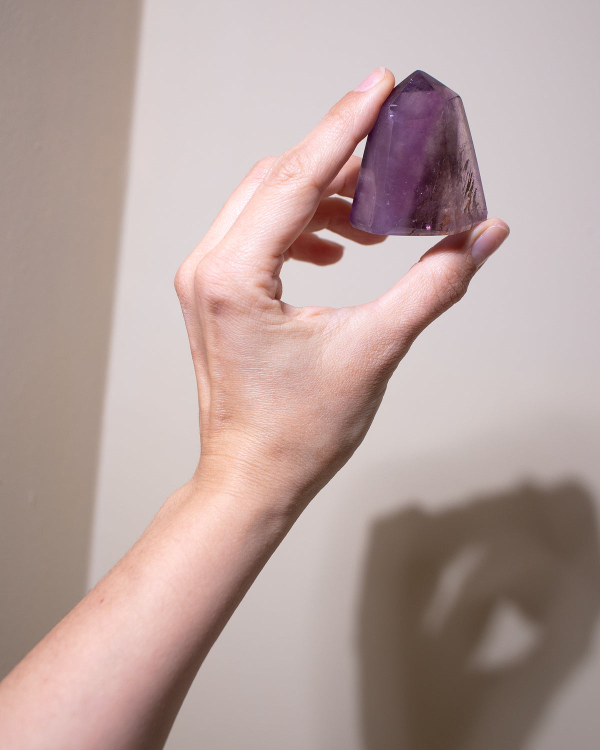 Smoky Amethyst Spitze, Einzelstück