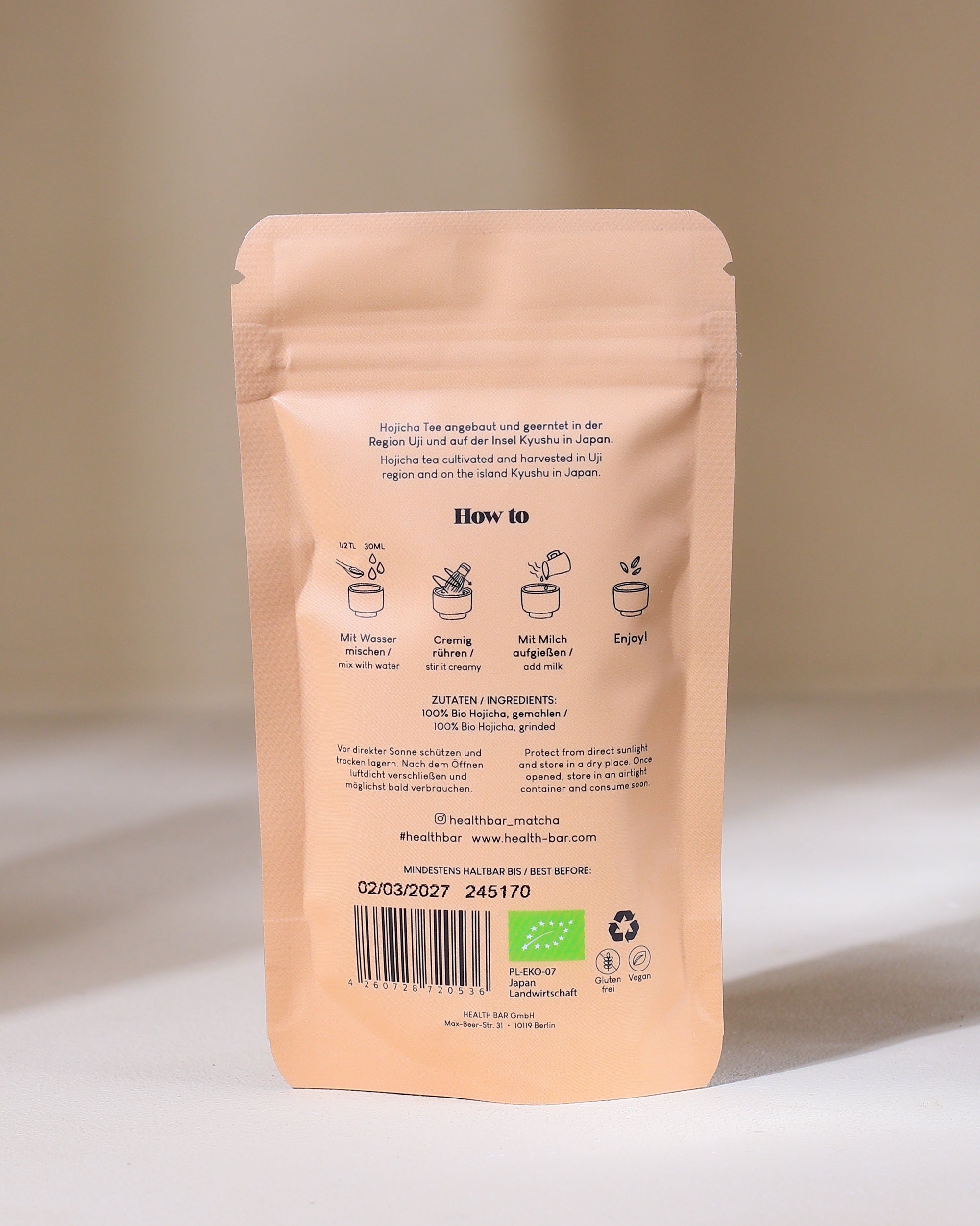 Hojicha von Health Bar