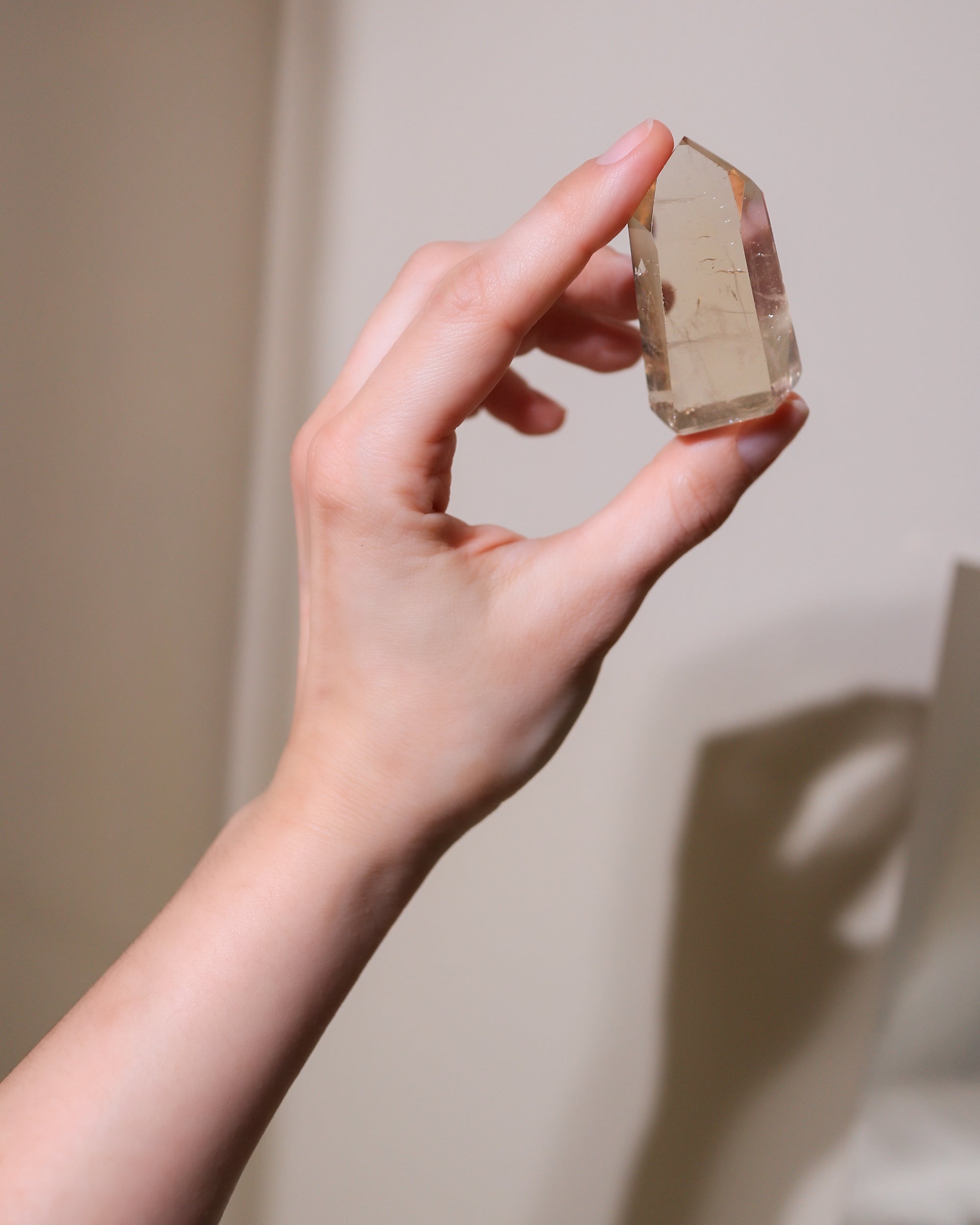 Citrin Spitze (Naturcitrin), Einzelstück