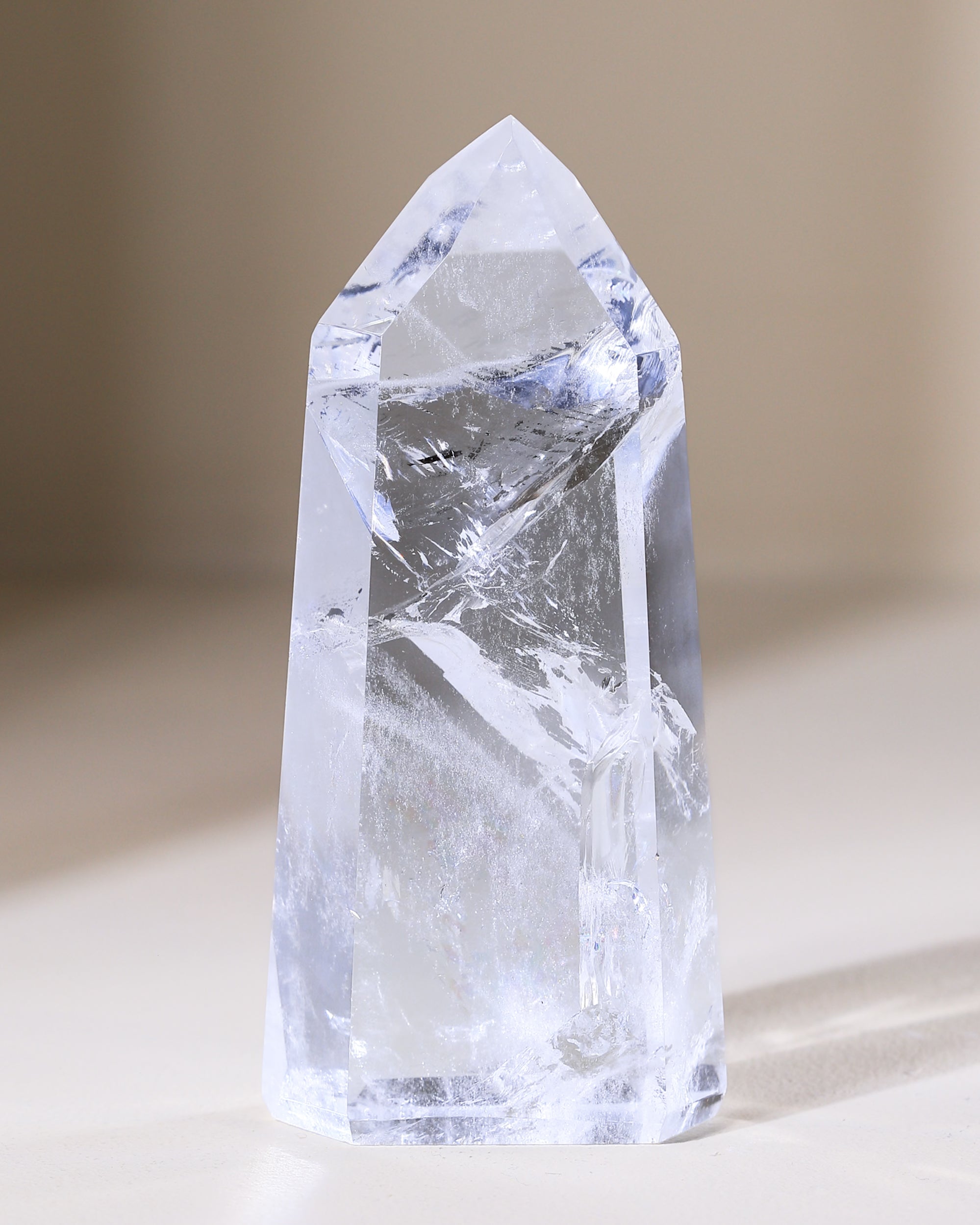 Bergkristall Spitze, Einzelstück