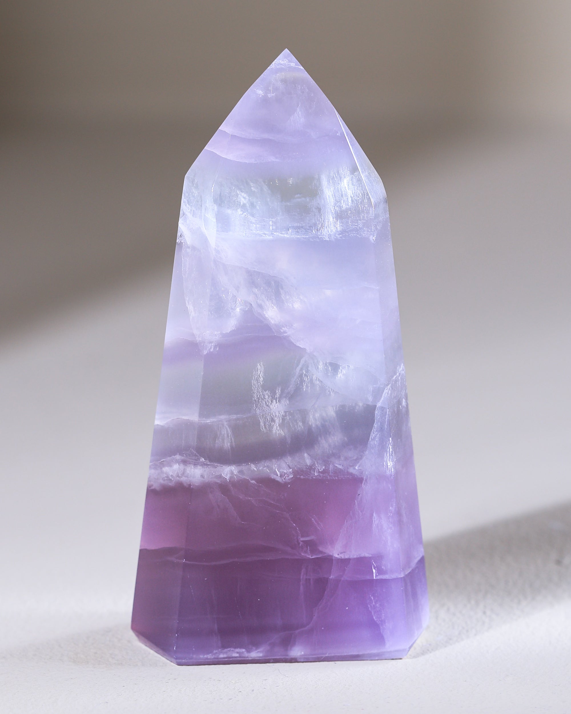 Lavendel Fluorit, Einzelstück