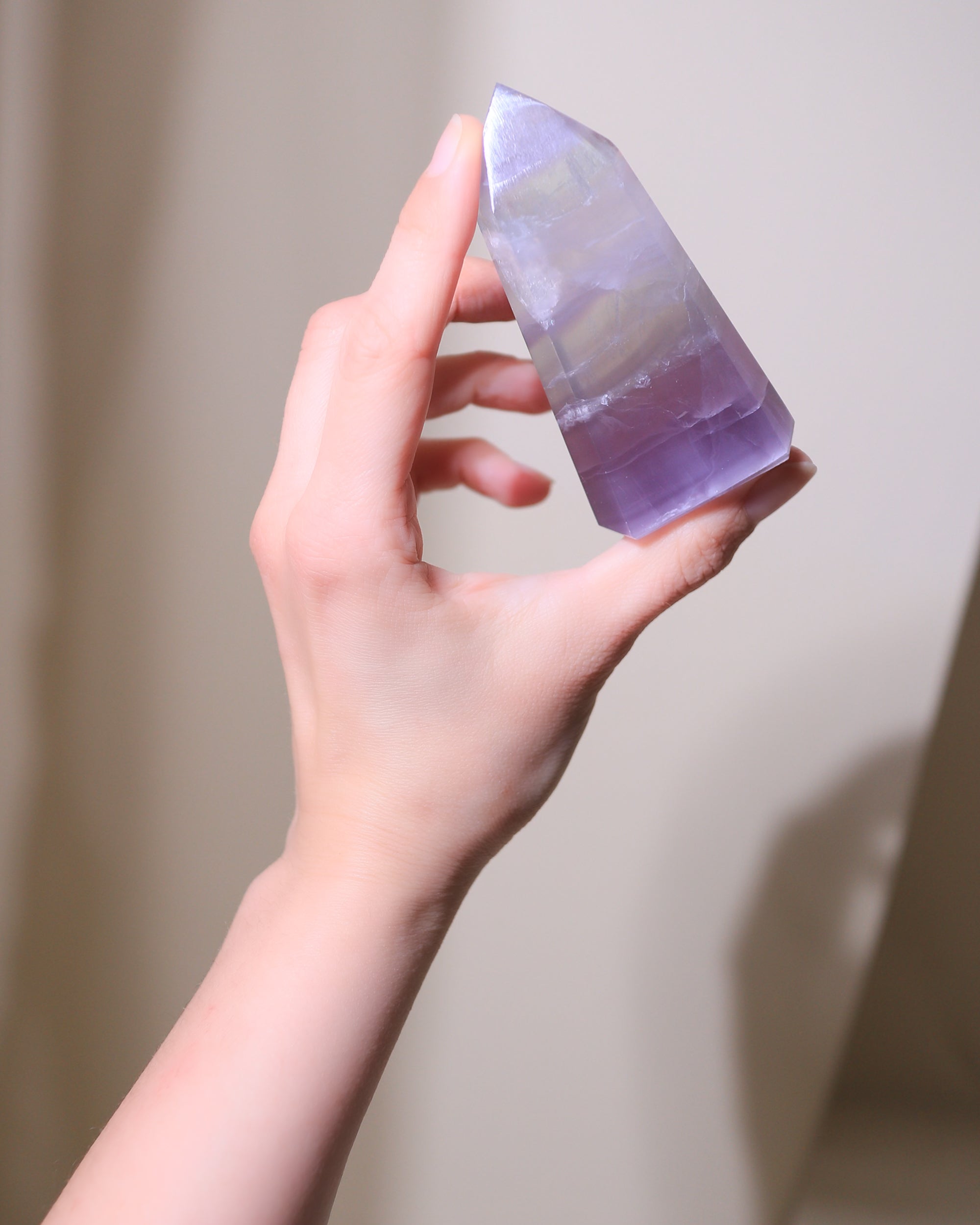 Lavendel Fluorit, Einzelstück