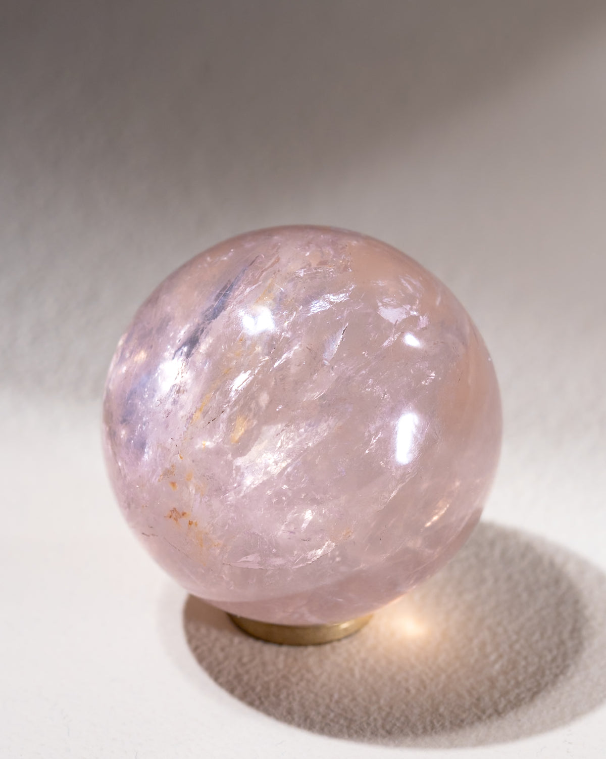 Rosenquarz Kugel (Sternrosenquarz), Einzelstück