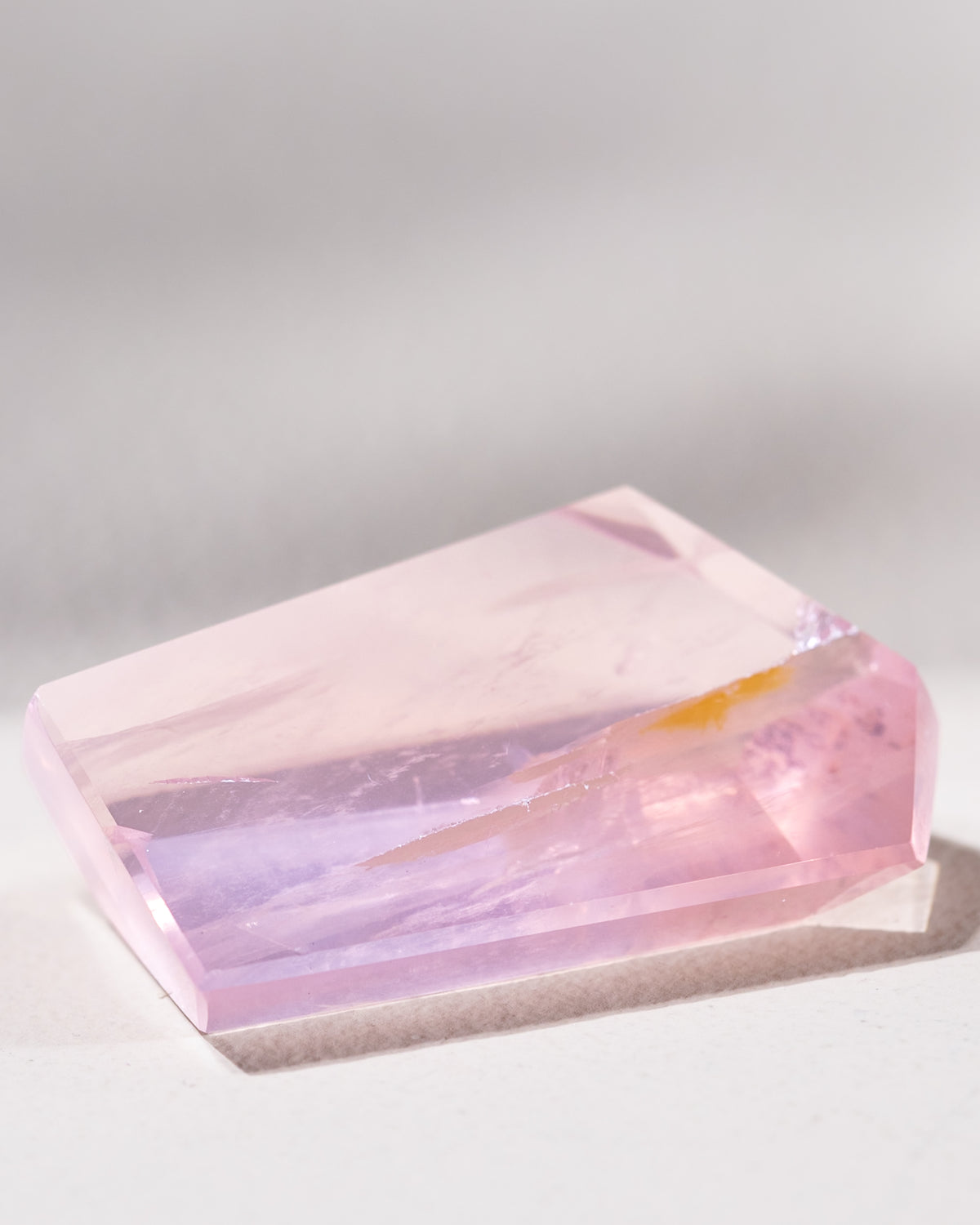 Rosenquarz ("Dream Rose Quartz"), Einzelstück