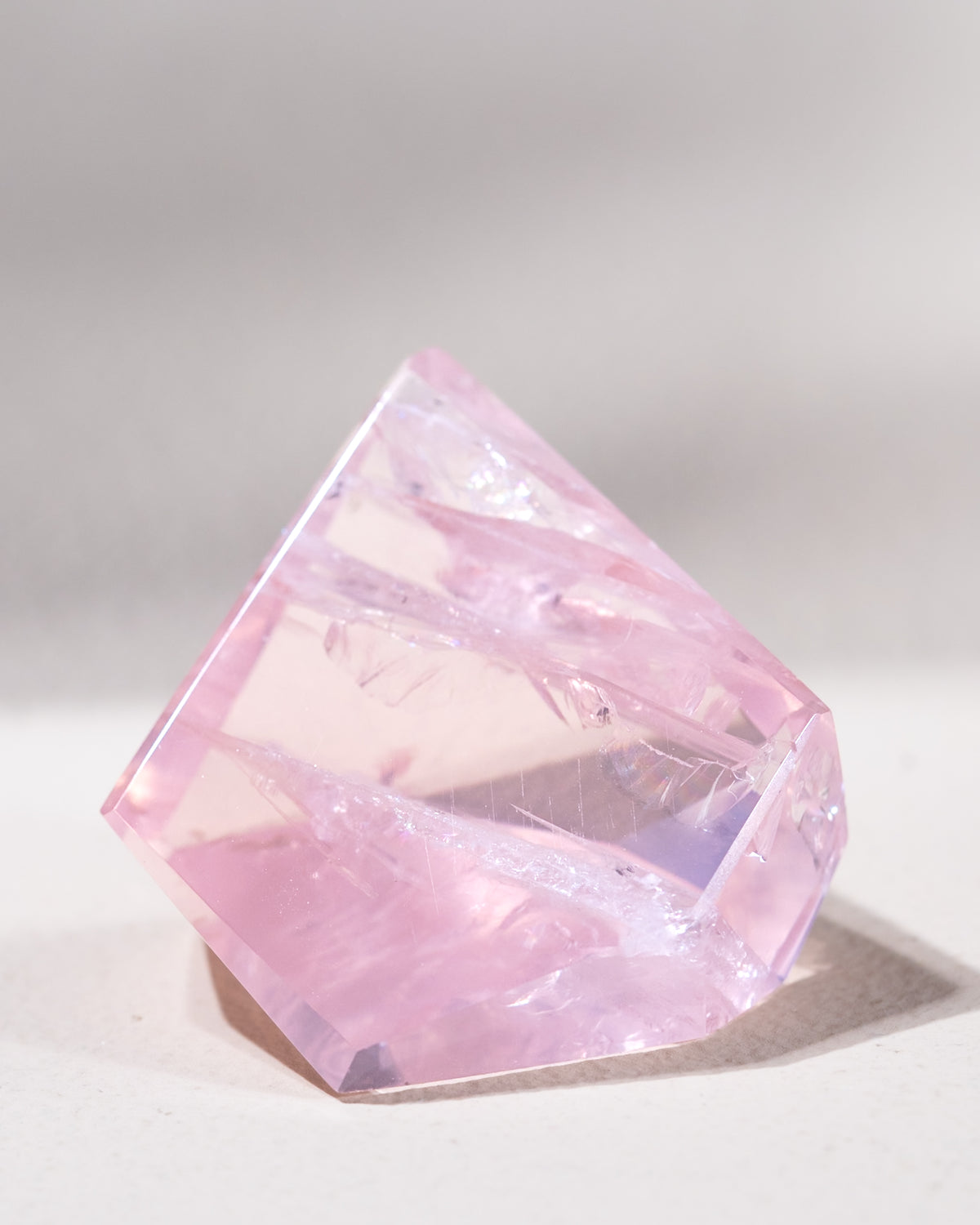 Rosenquarz ("Dream Rose Quartz"), Einzelstück