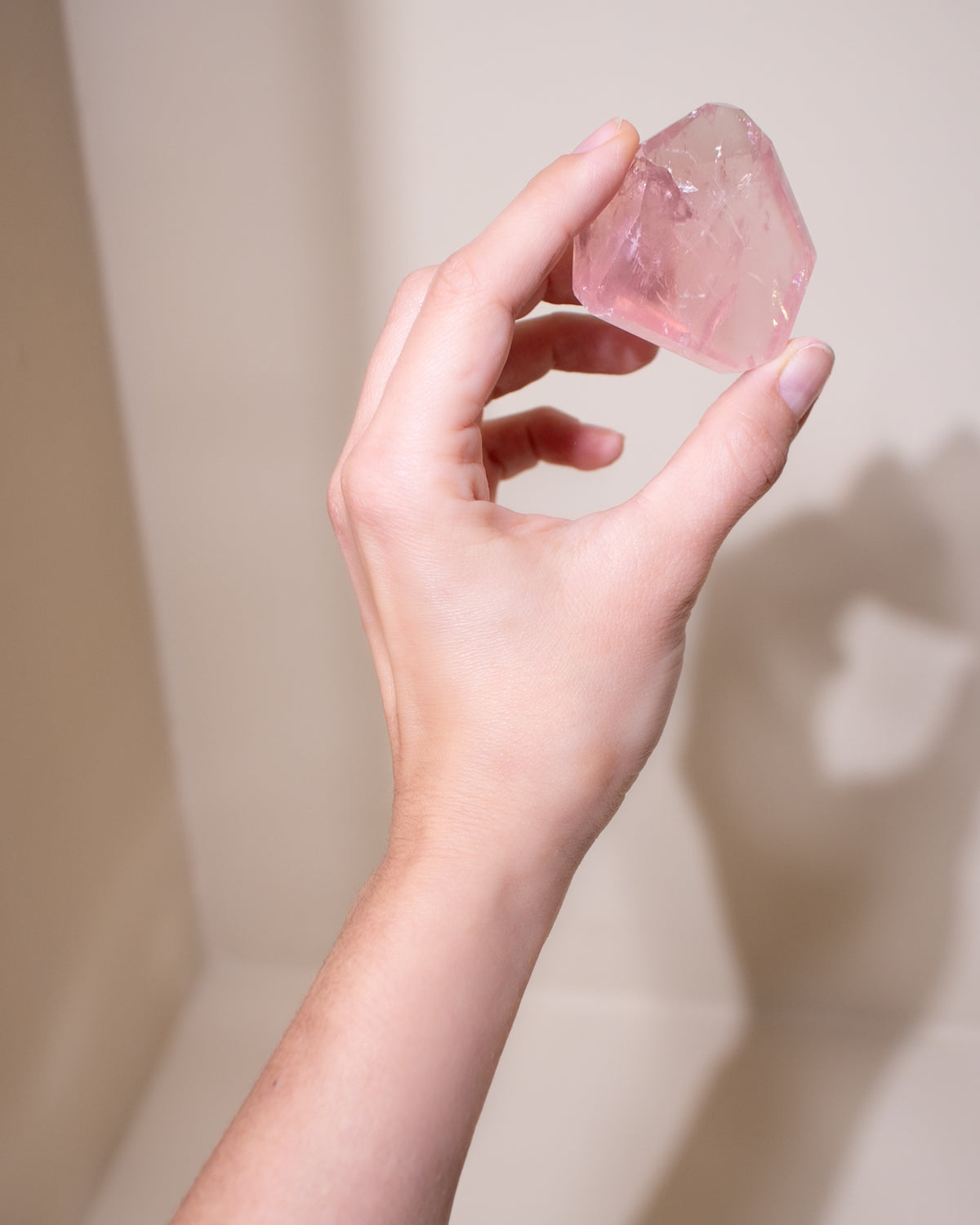 Rosenquarz ("Dream Rose Quartz"), Einzelstück