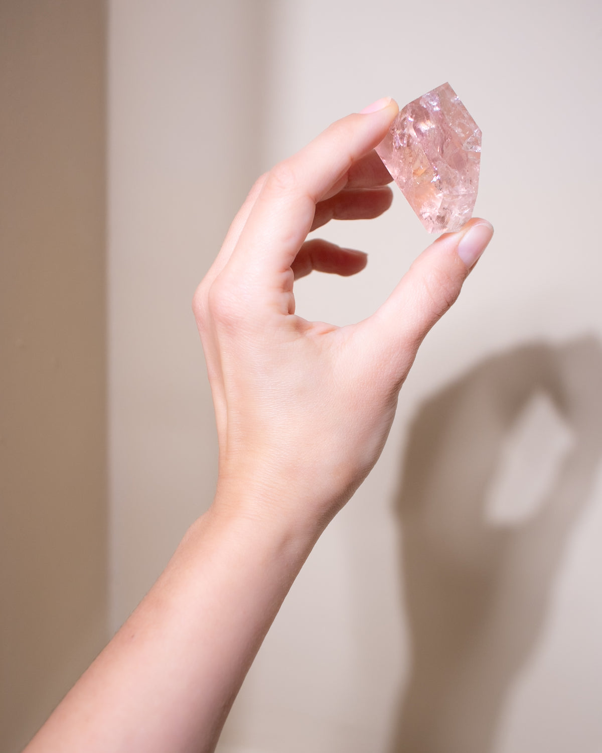 Rosenquarz ("Dream Rose Quartz"), Einzelstück