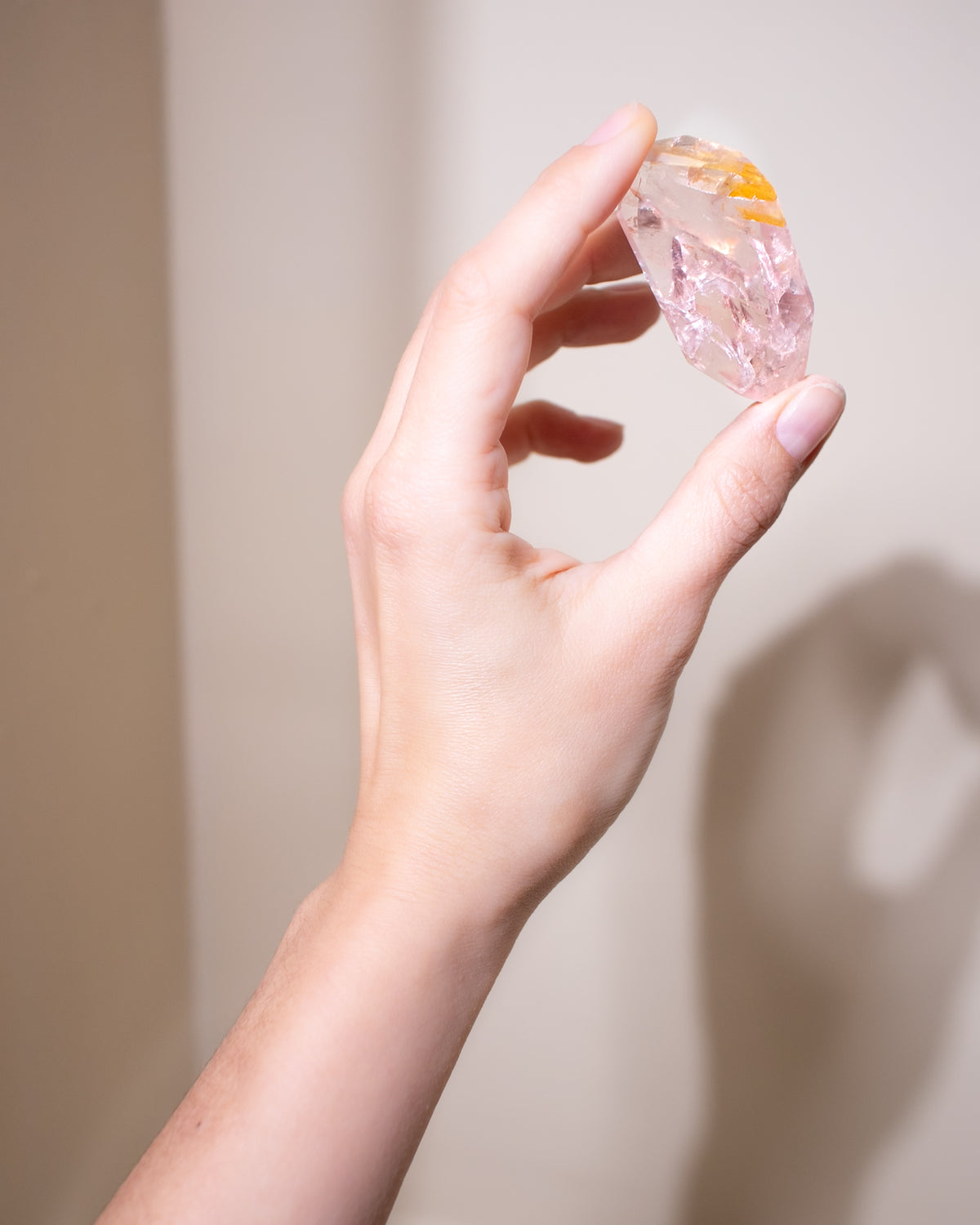 Rosenquarz ("Dream Rose Quartz"), Einzelstück