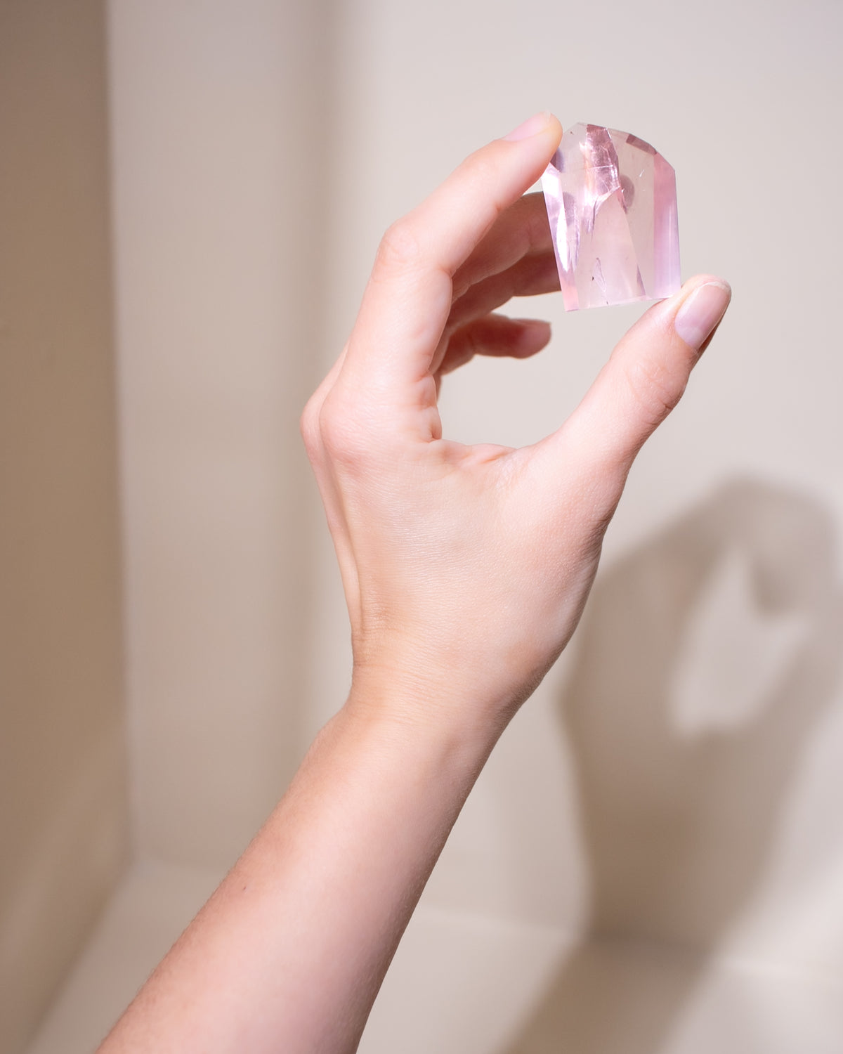 Rosenquarz ("Dream Rose Quartz"), Einzelstück