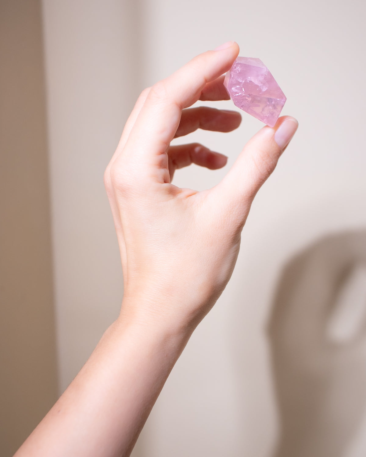 Rosenquarz ("Dream Rose Quartz"), Einzelstück