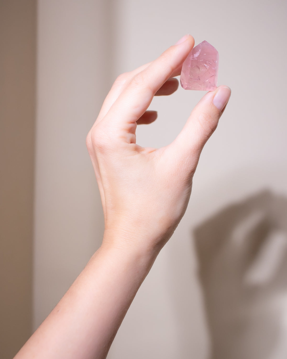 Rosenquarz ("Dream Rose Quartz"), Einzelstück