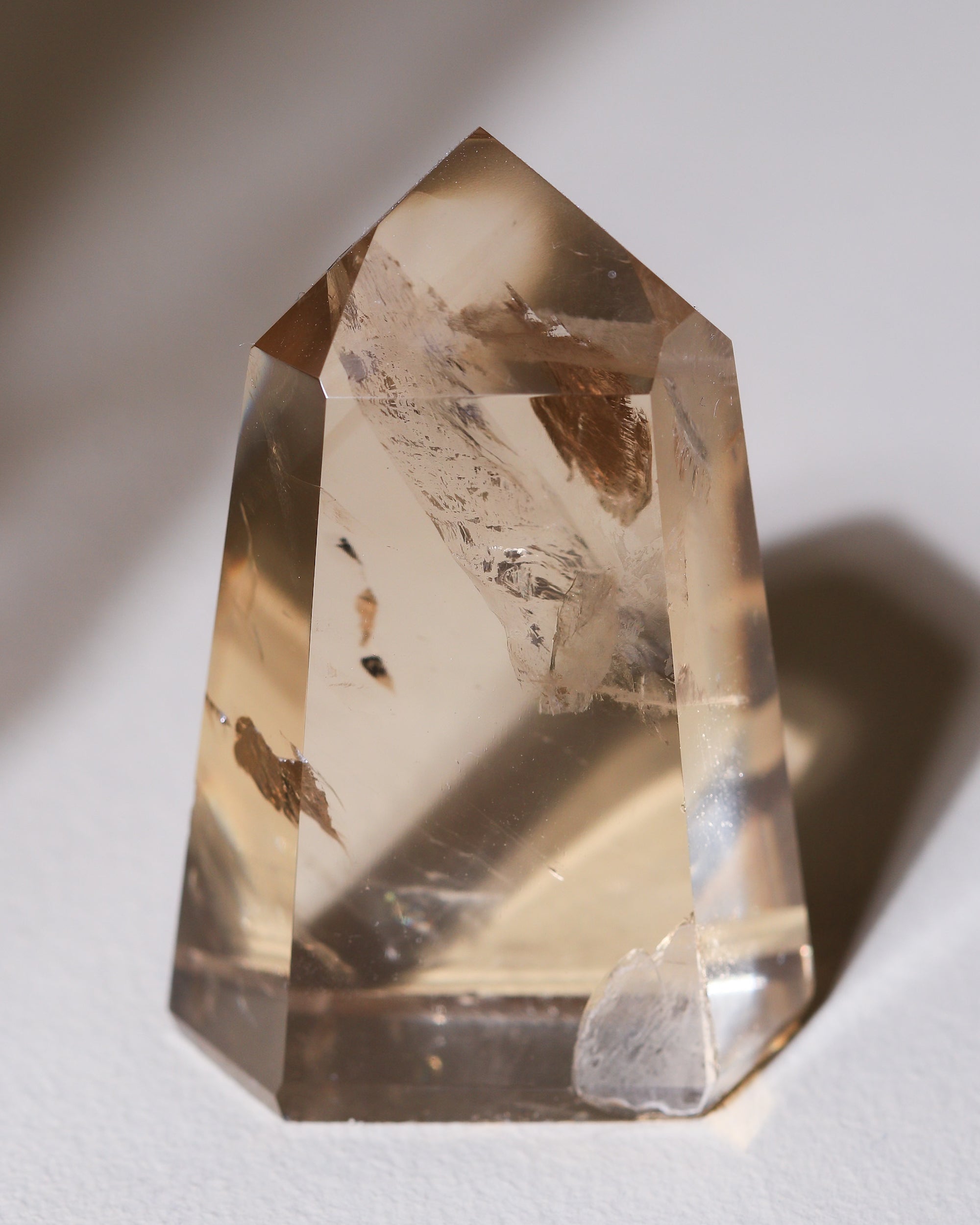 Citrin Spitze (Naturcitrin), Einzelstück