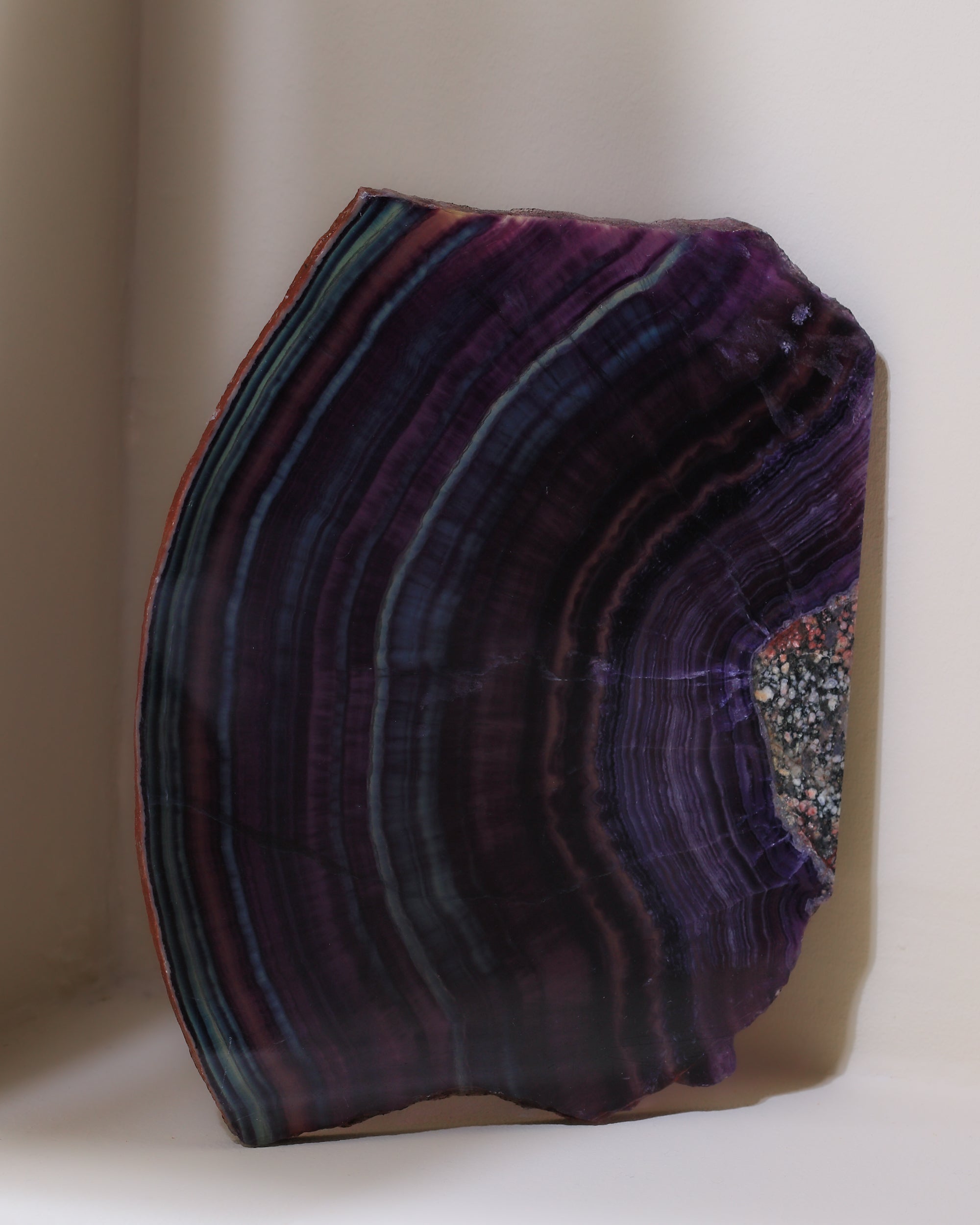 Fluorit Scheibe, Einzelstück