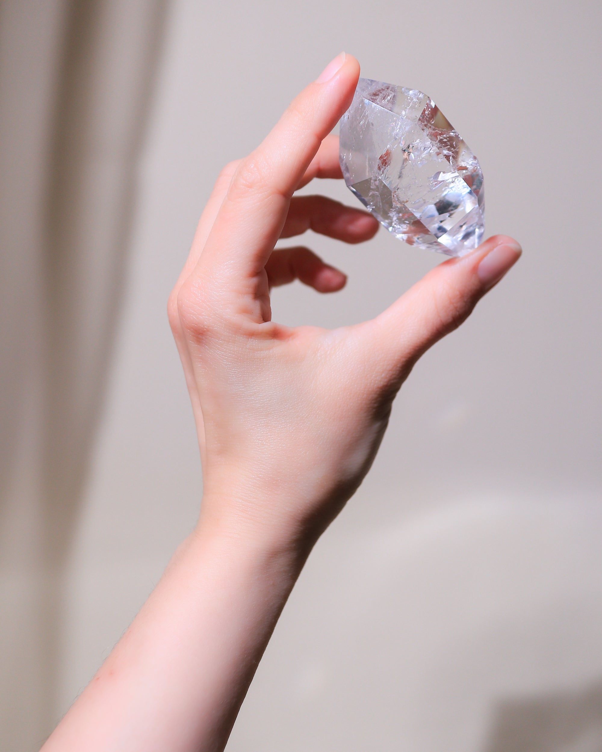 Bergkristall Doppelspitze, Einzelstück