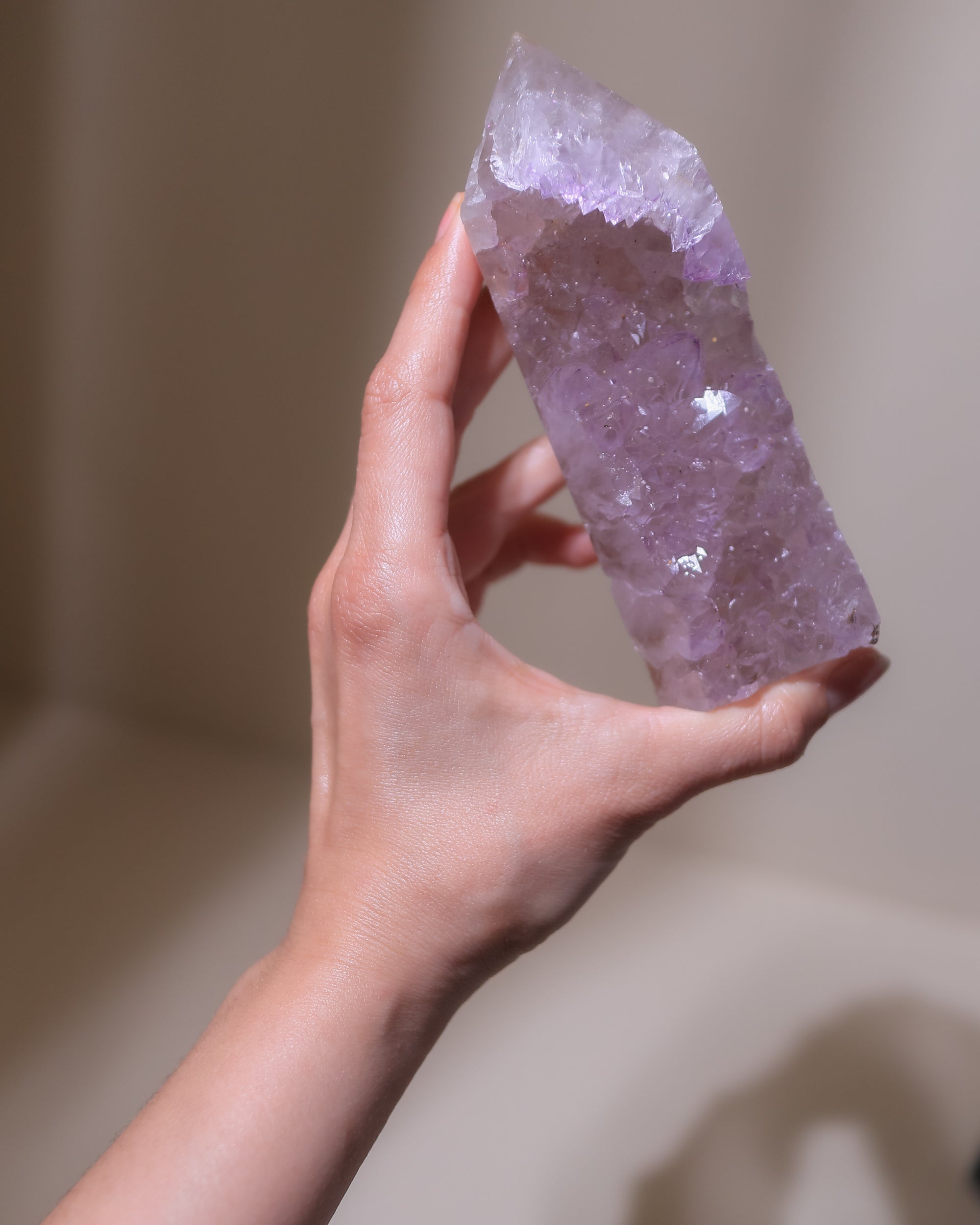 Amethyst Spitze, Einzelstück