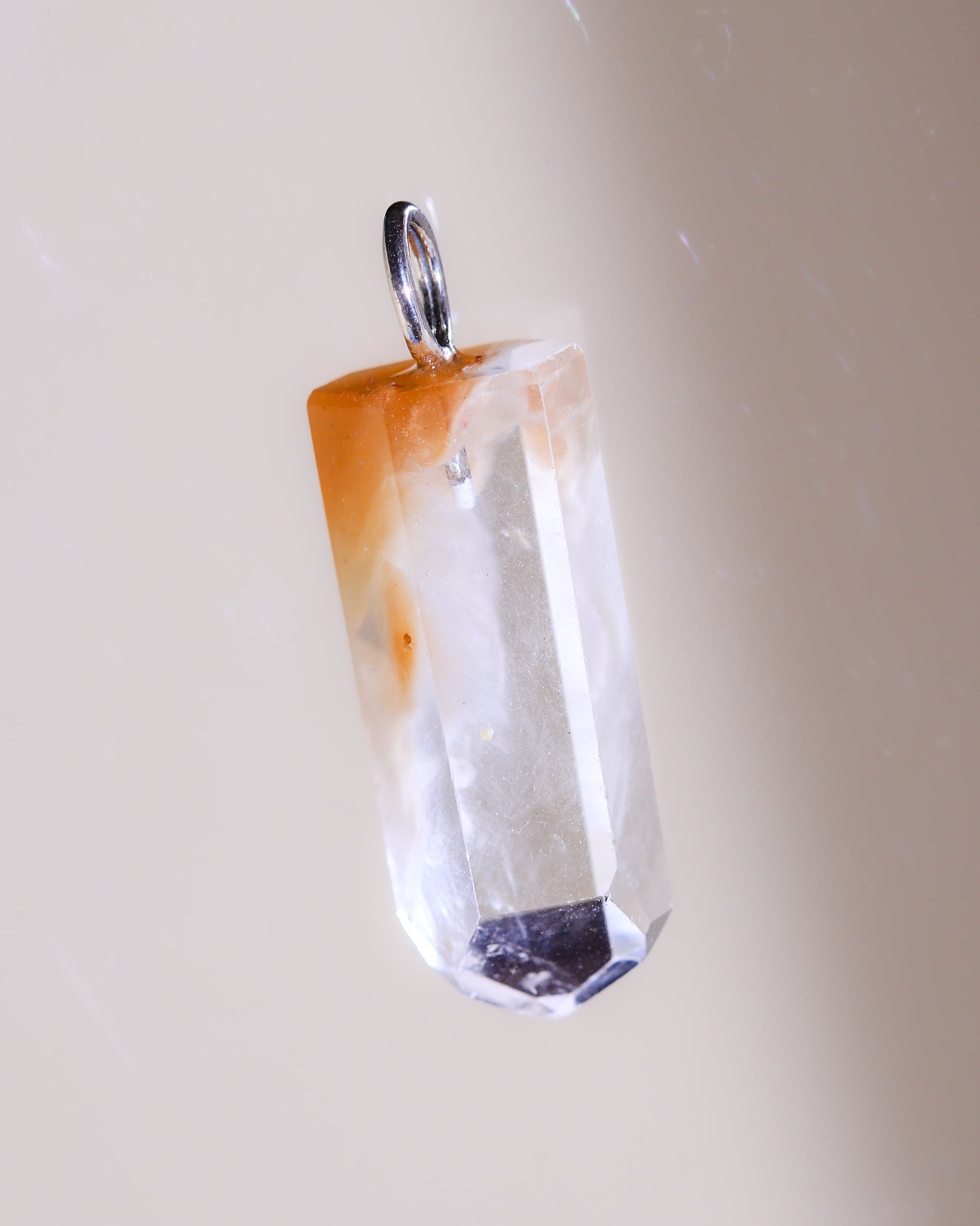 Amphibole Quarz Anhänger, Einzelstück