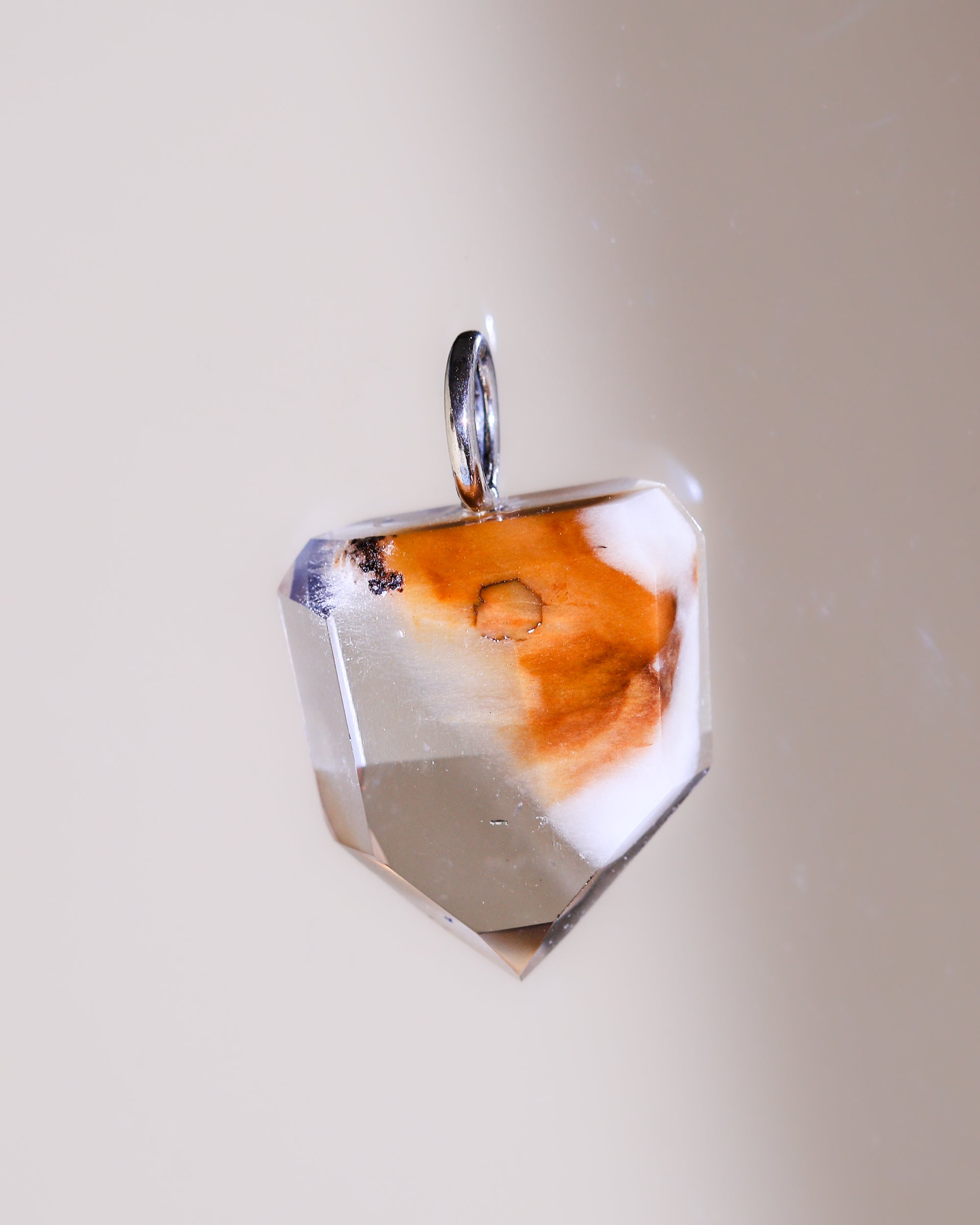 Amphibole Quarz Anhänger, Einzelstück