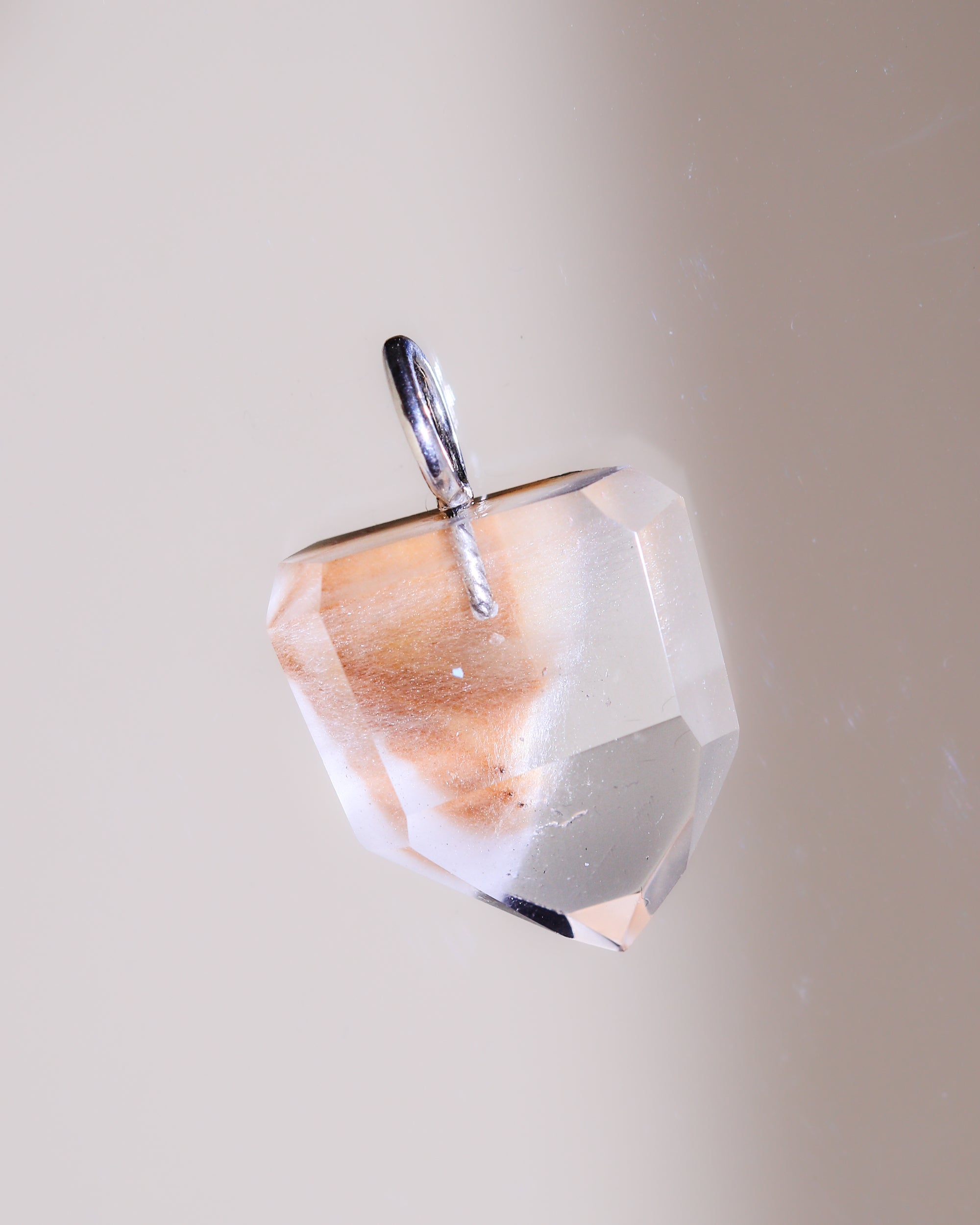 Amphibole Quarz Anhänger, Einzelstück