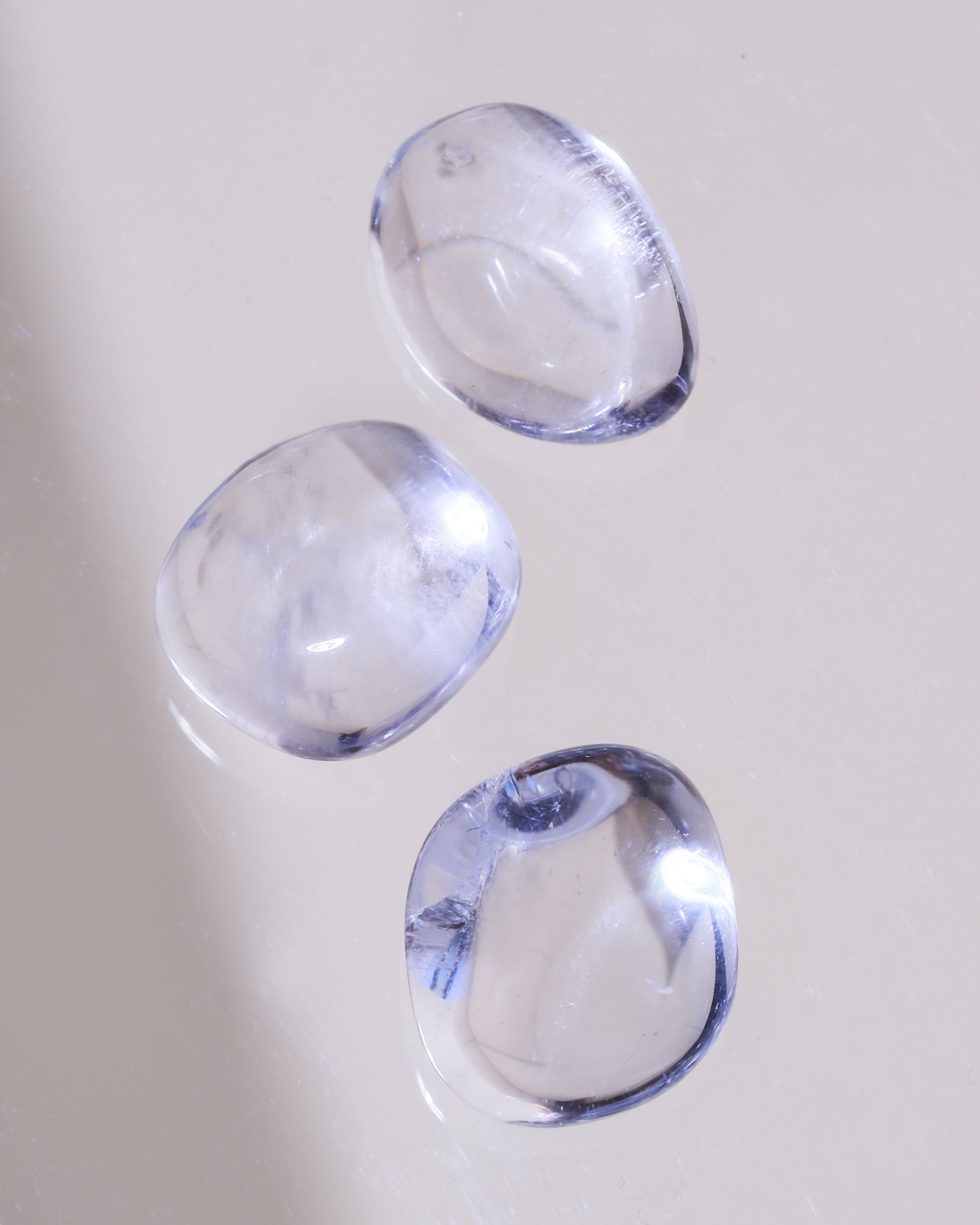 Rock crystal pocket stone