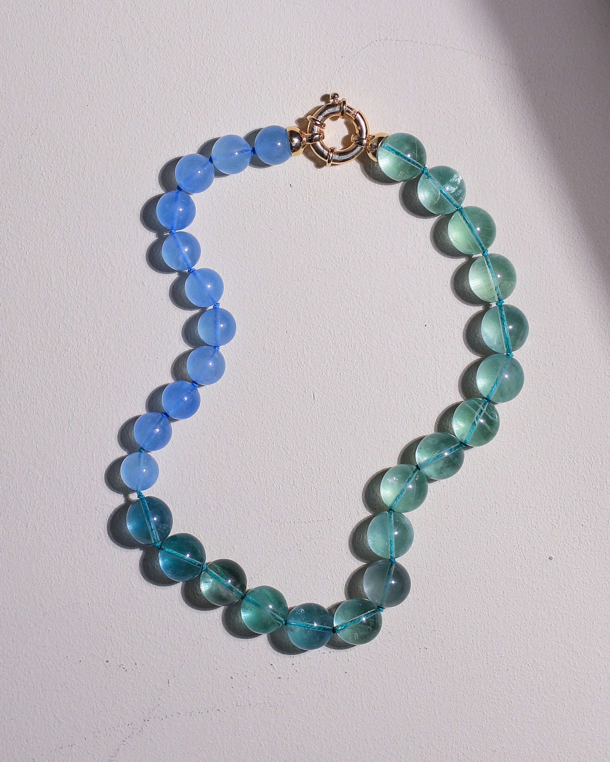 Big Boost Necklace | Aquamarine, Fluorite