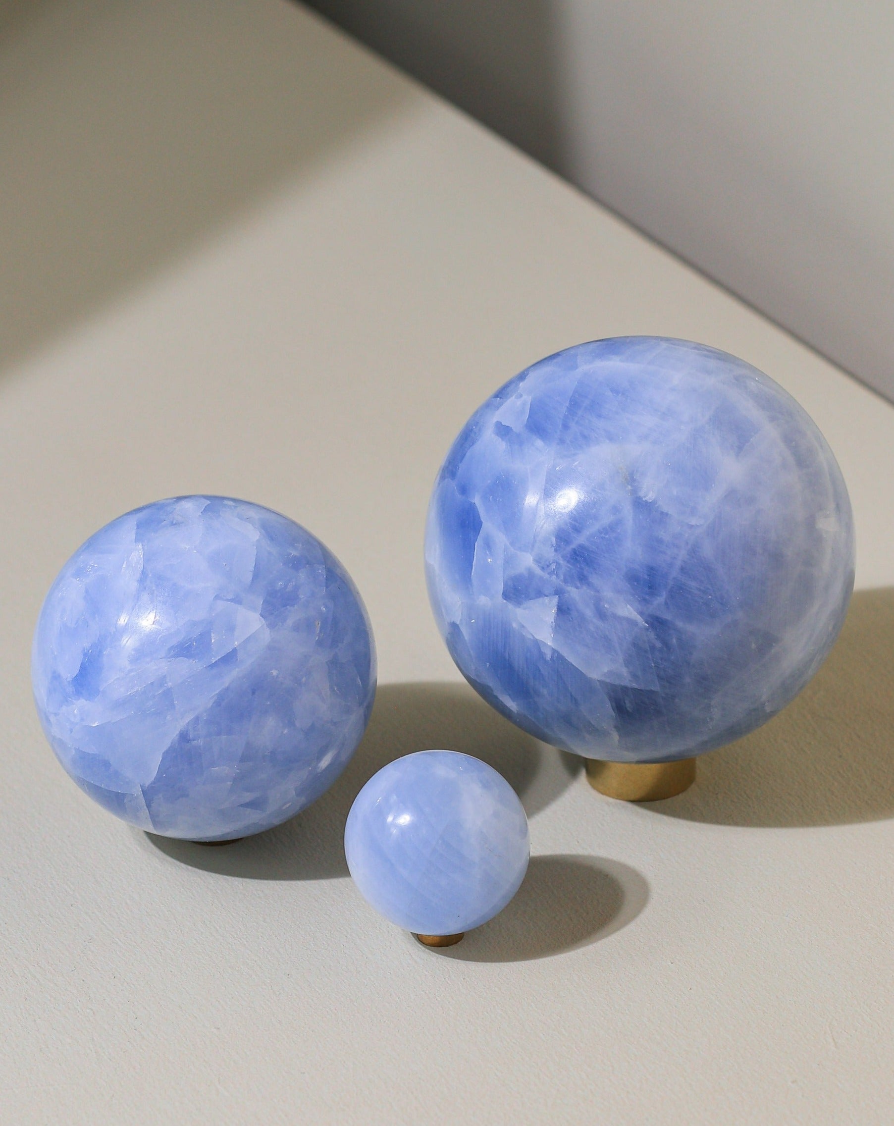 Blue Calcite sphere