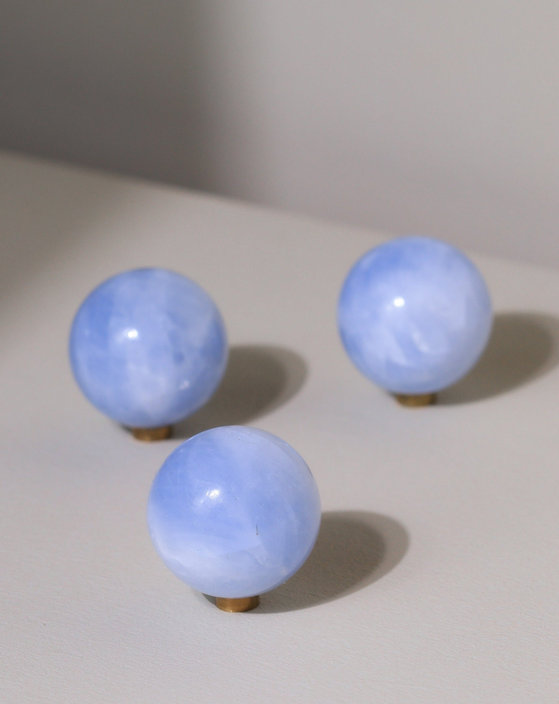 Mini Blue Calcite sphere