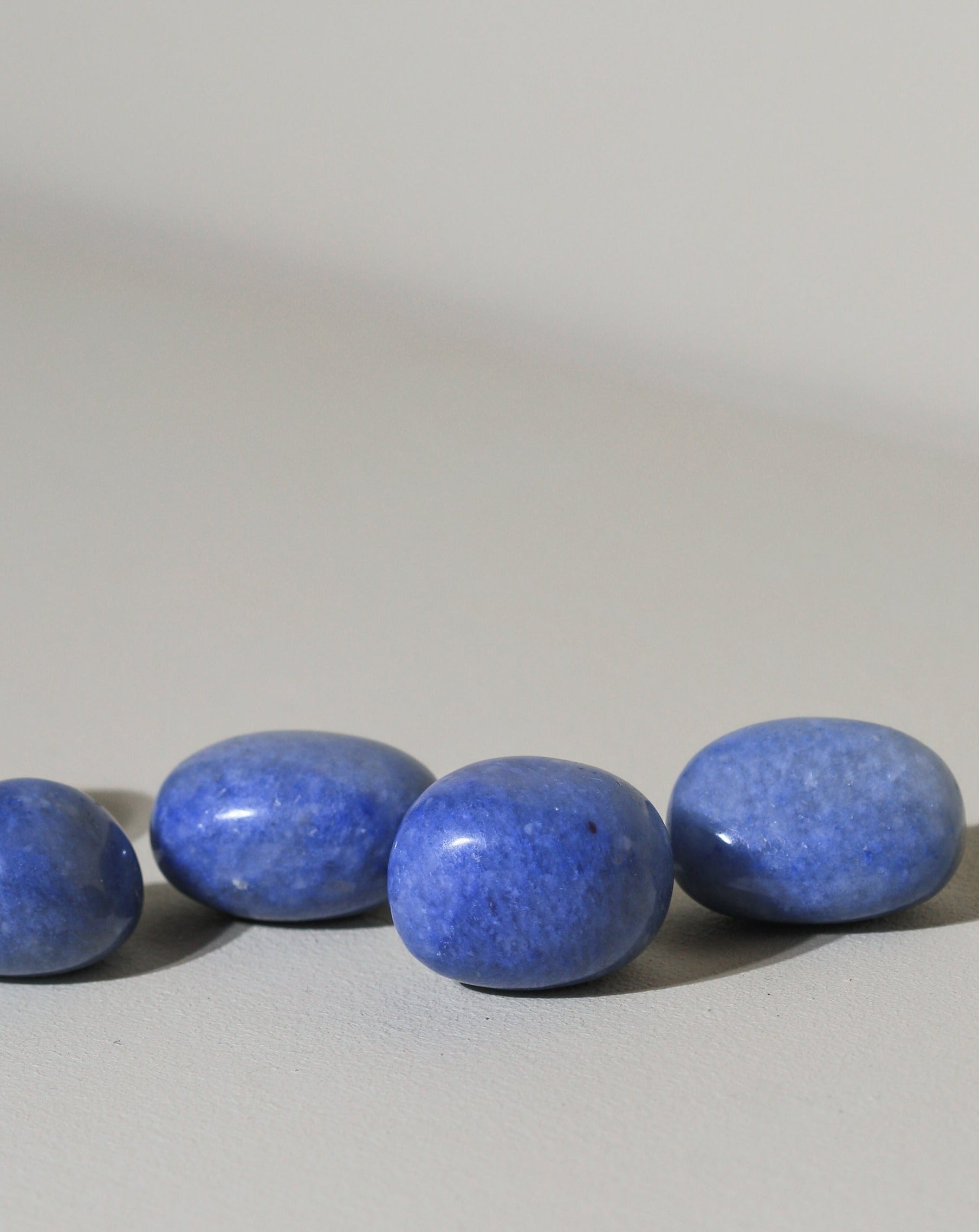 Blue Quartz Tumbled Stone 