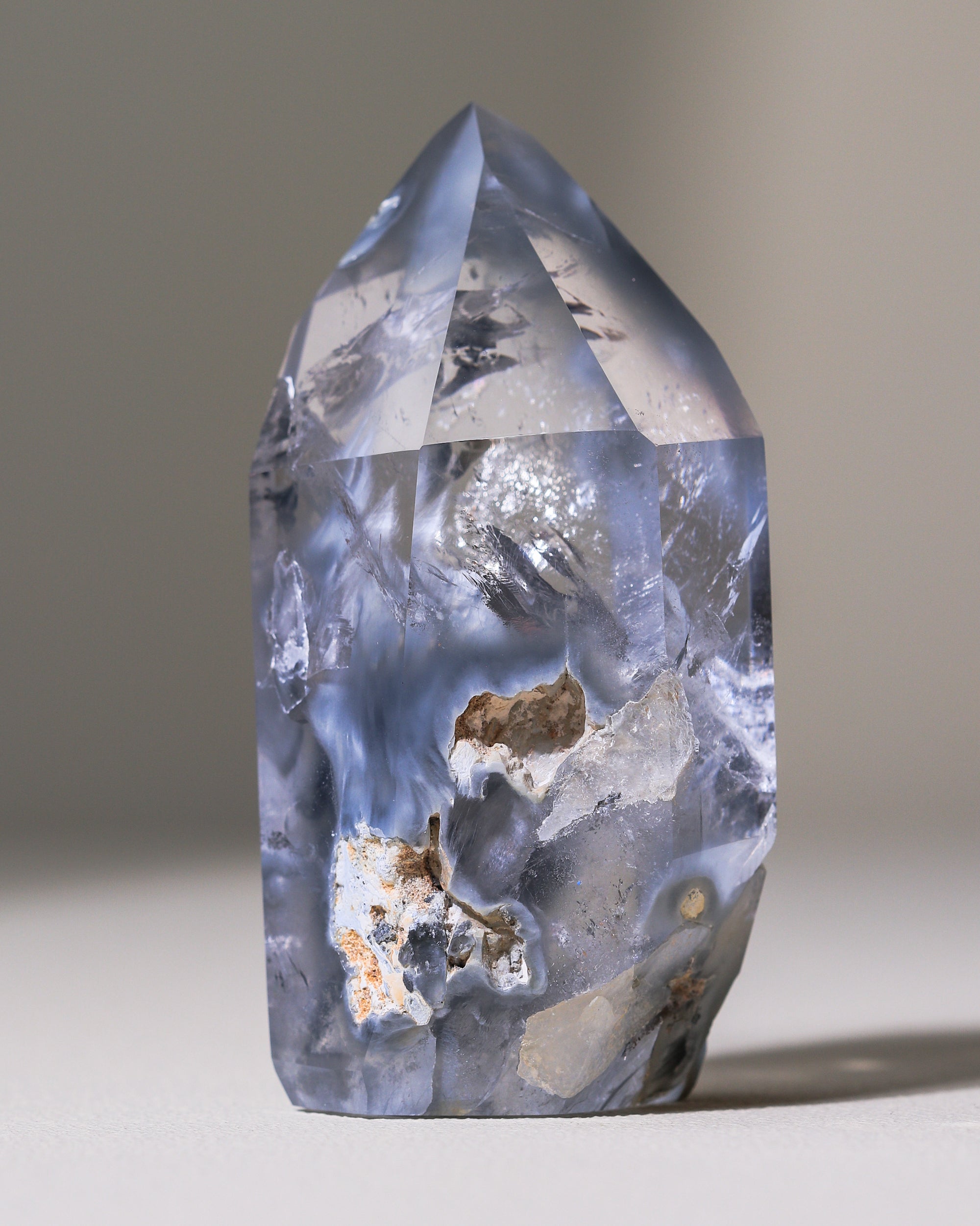 große Blue Tara Quartz Spitze, Einzelstück