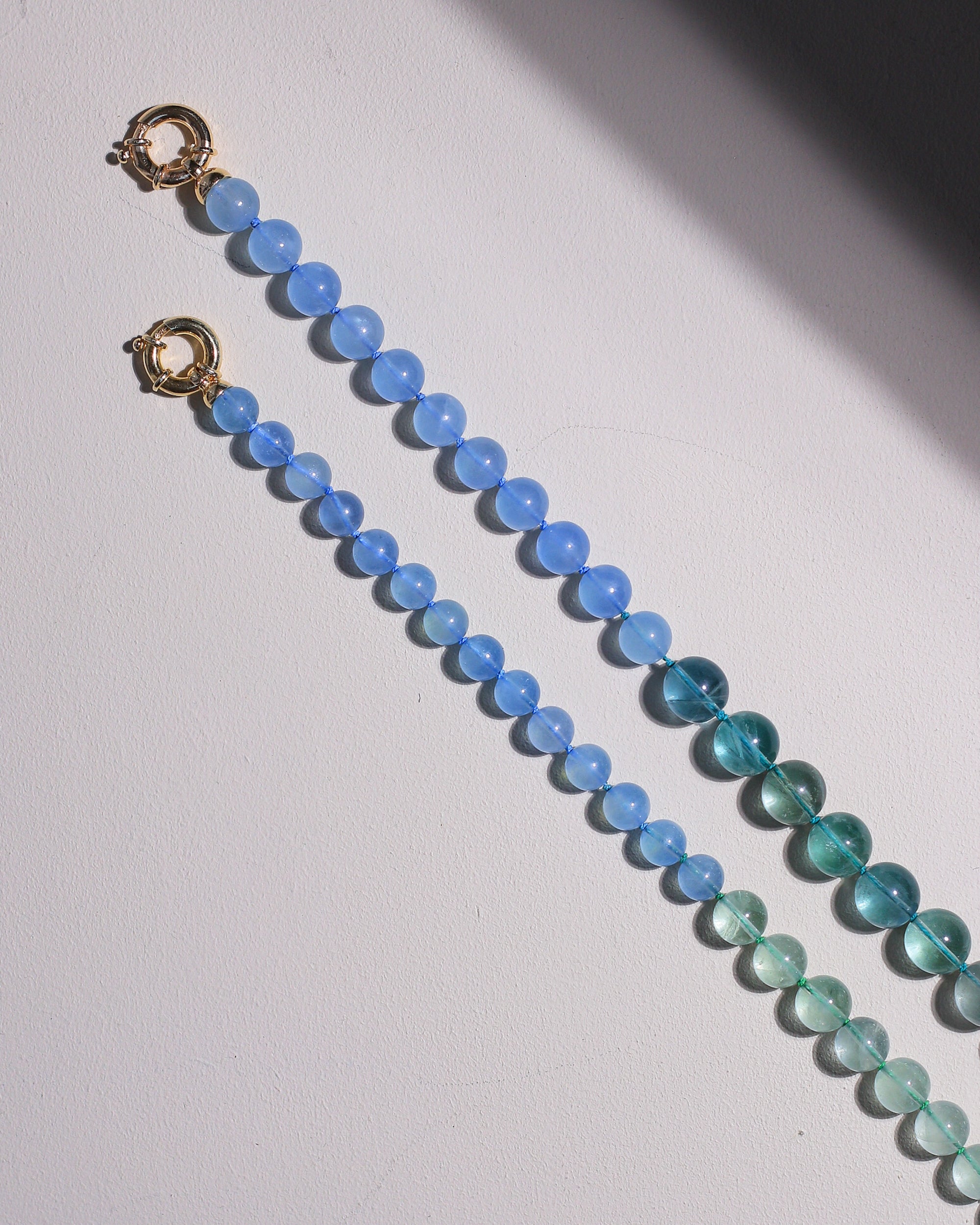 Big Boost Necklace | Aquamarine, Fluorite