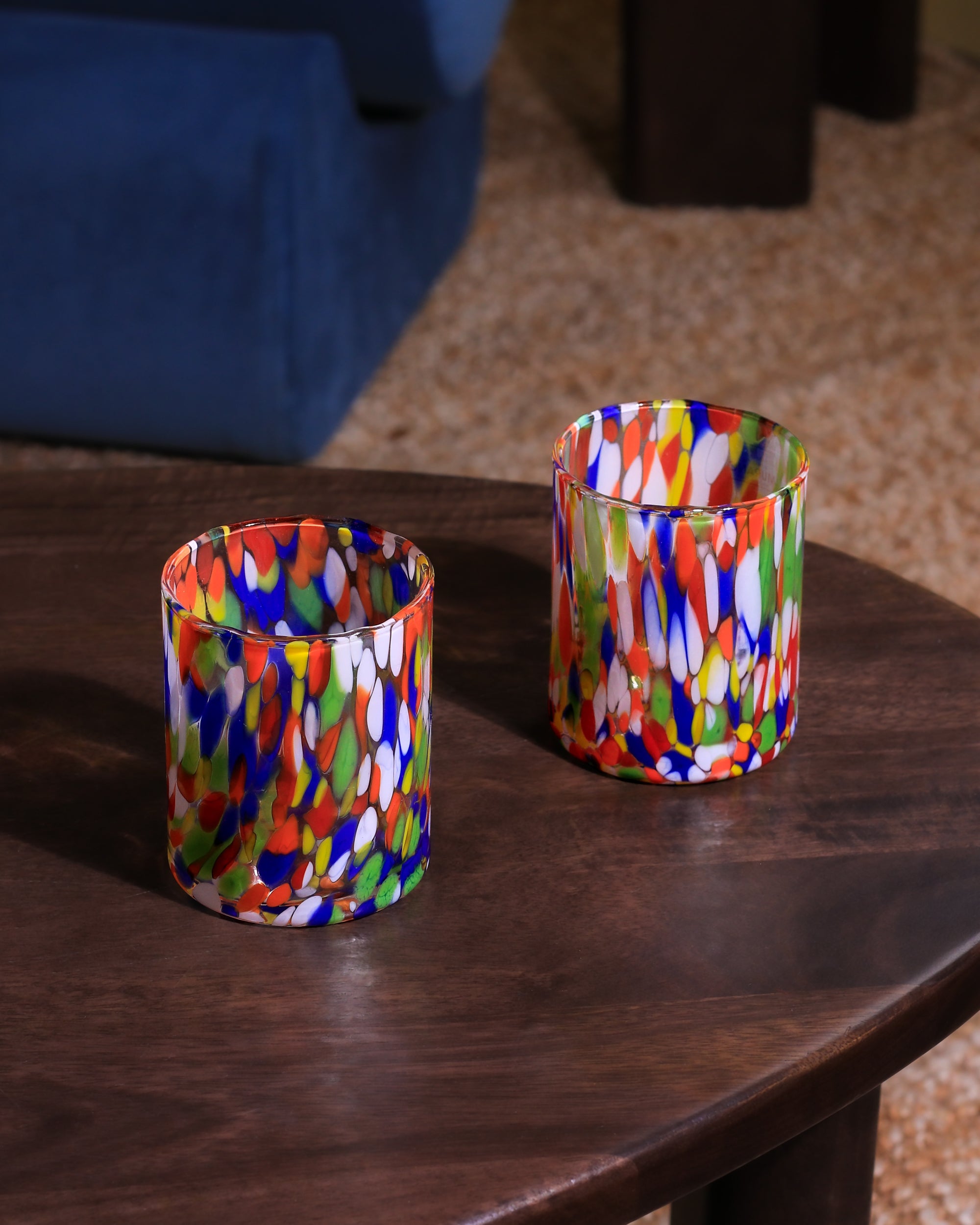 Murano glasses set of 2