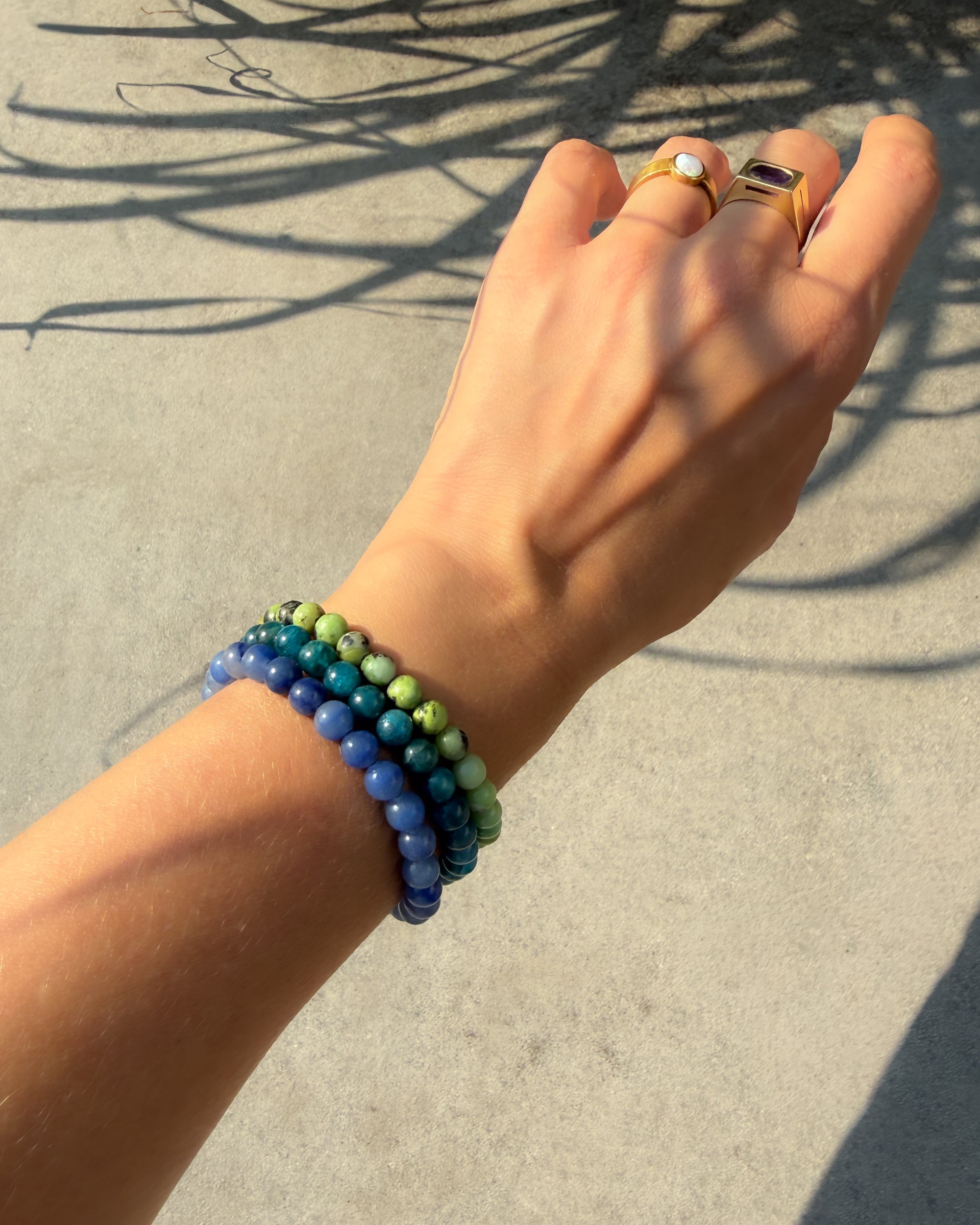 Chrysopras Armband