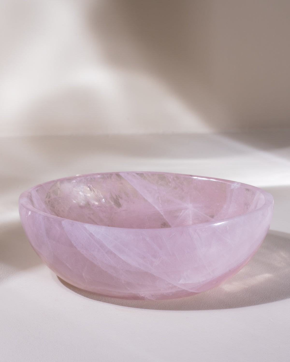 Large Rose Quartz Bowl, One-of-a-kind
