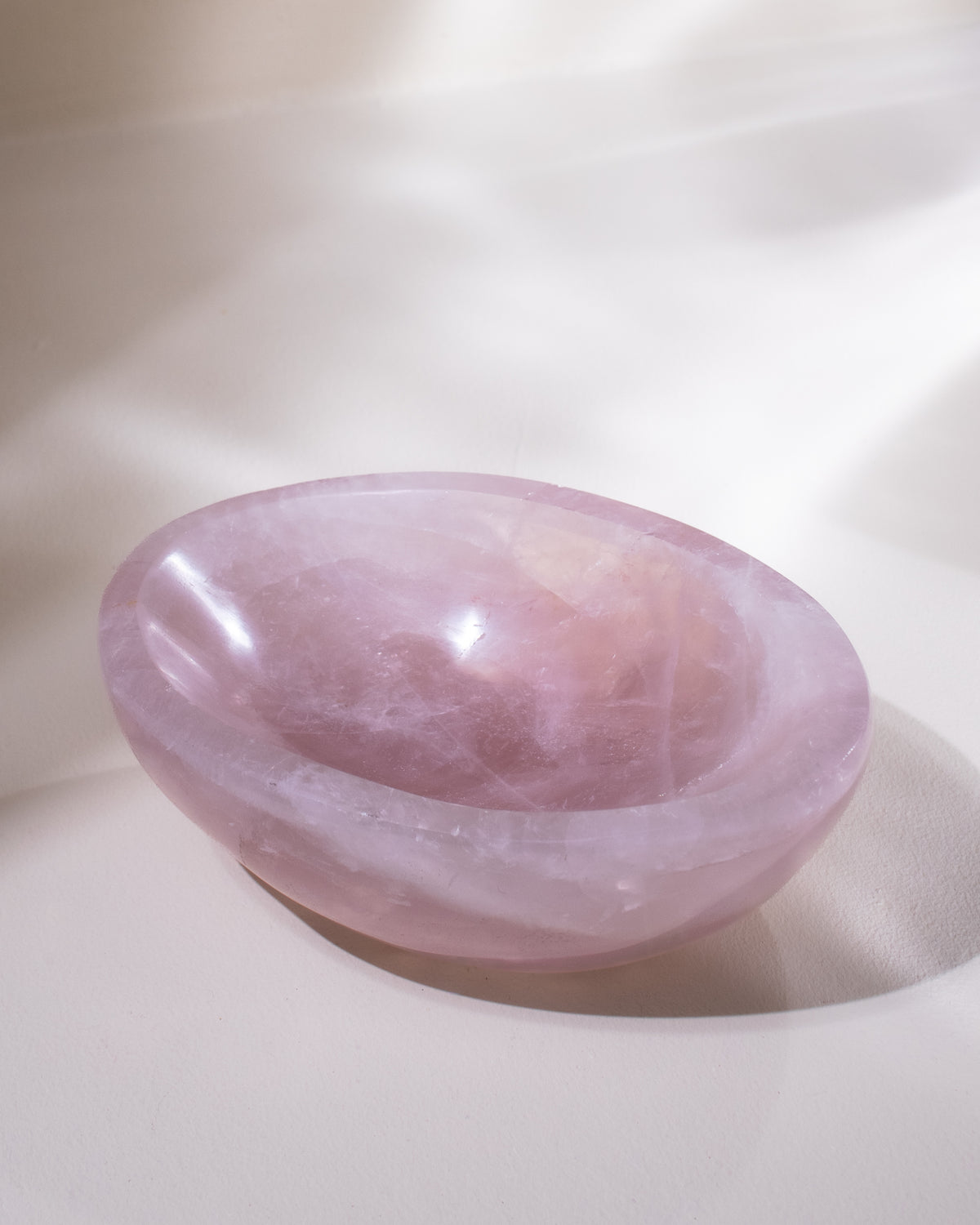 Rosenquarz Schale, Einzelstück