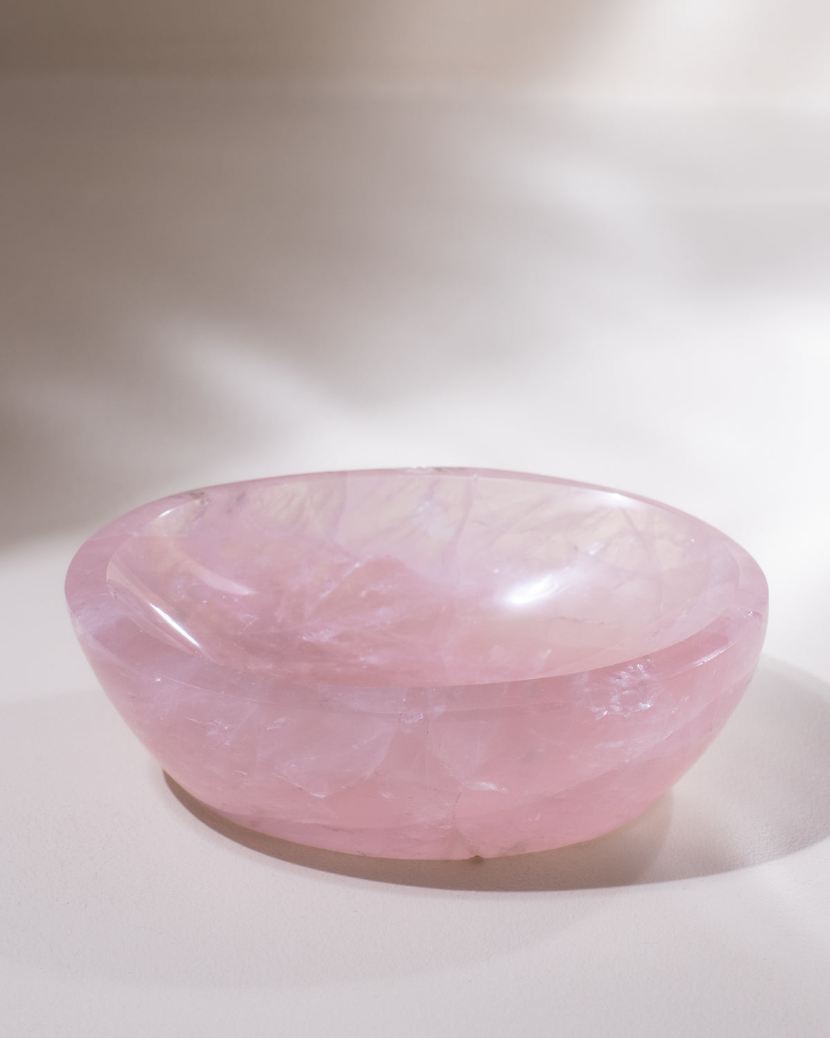 Rosenquarz Schale, Einzelstück