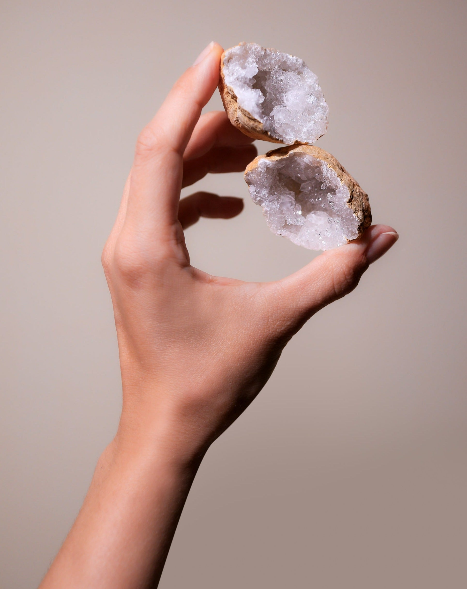 Glücksgeode (Bergkristall)