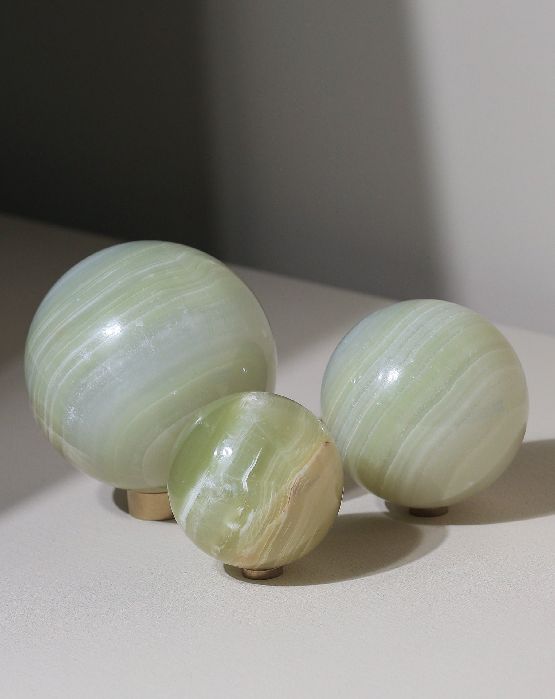 Green Calcite sphere