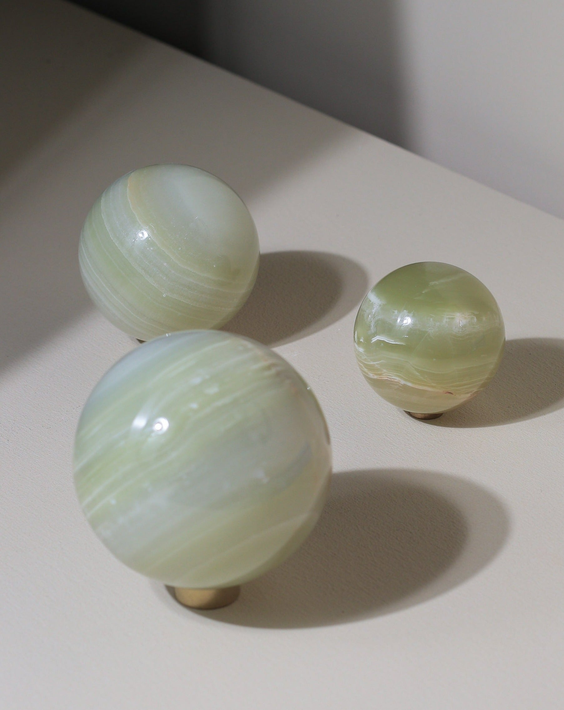 Green Calcite sphere