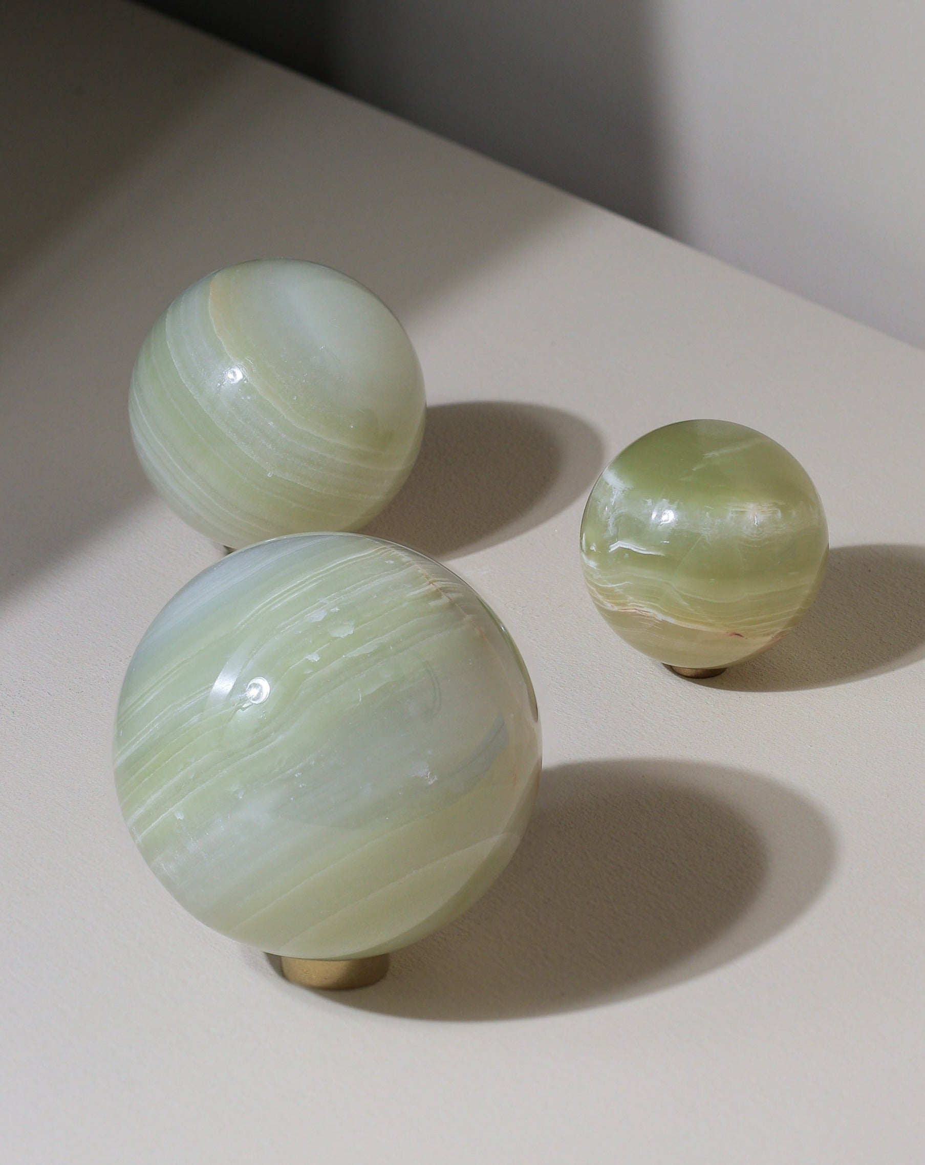 Green Calcite sphere