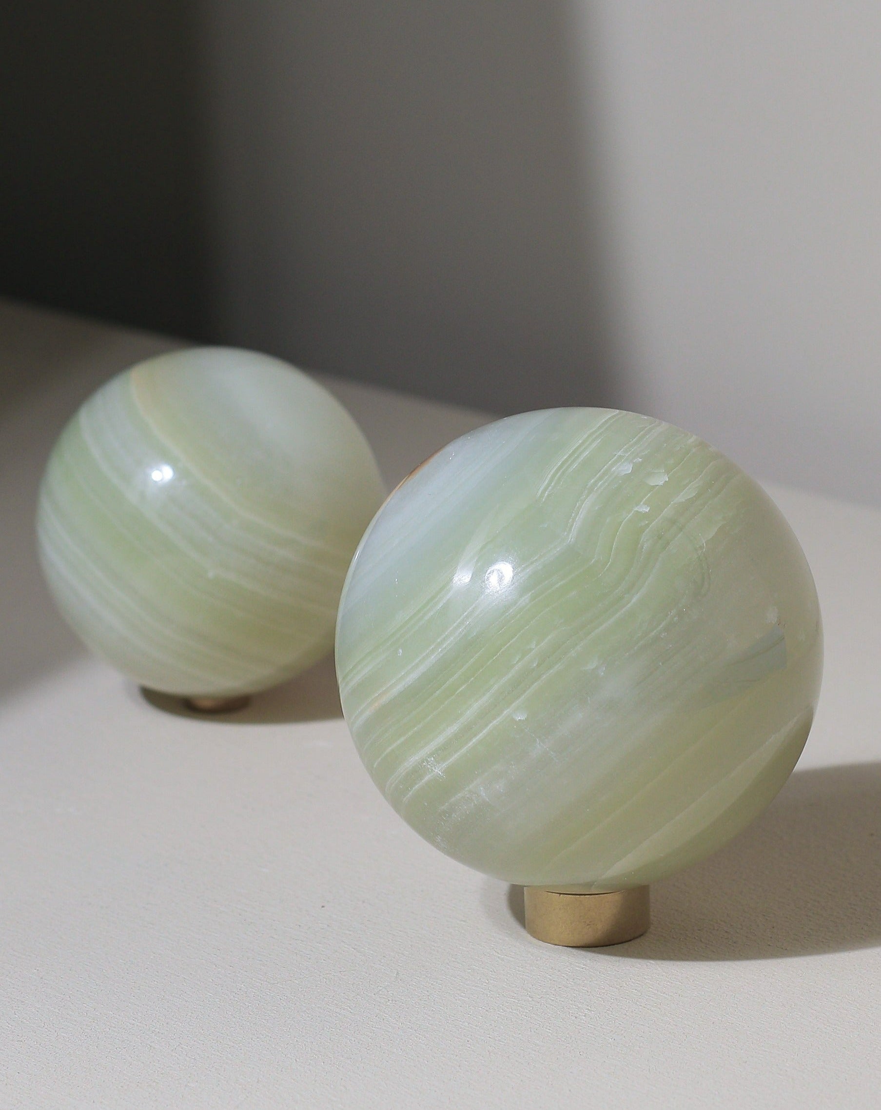 Green Calcite sphere