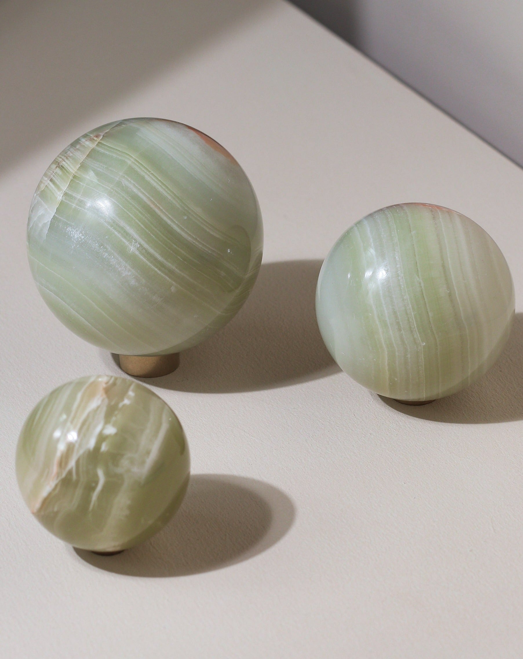 Green Calcite sphere