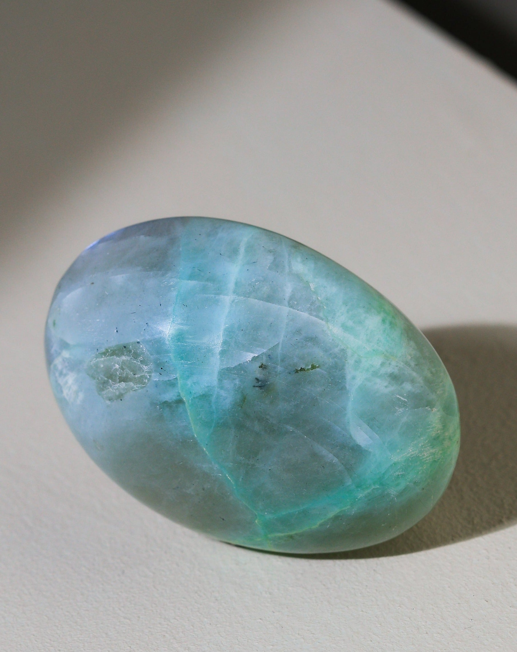 Green Moonstone Palmstone