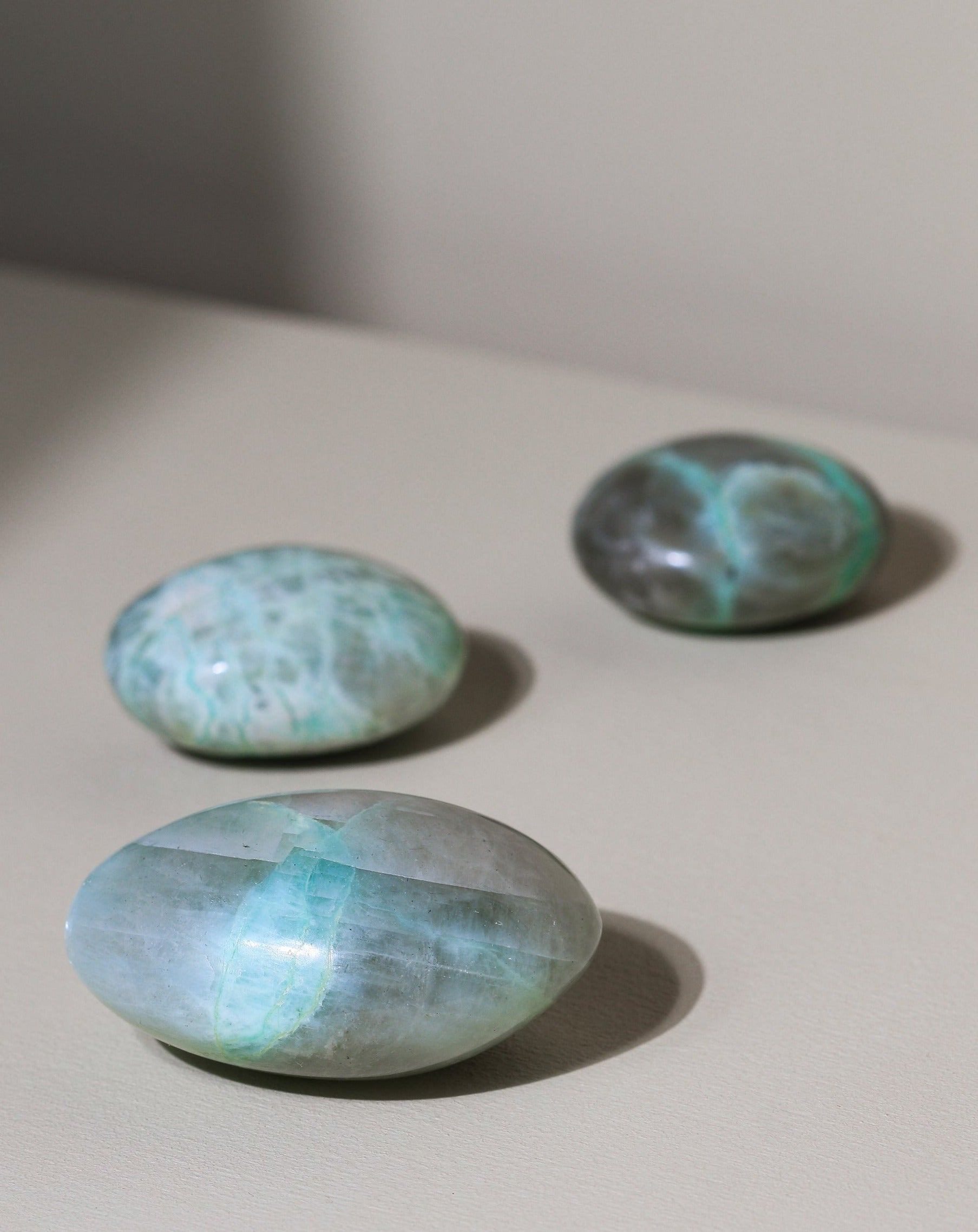 Green Moonstone Palmstone