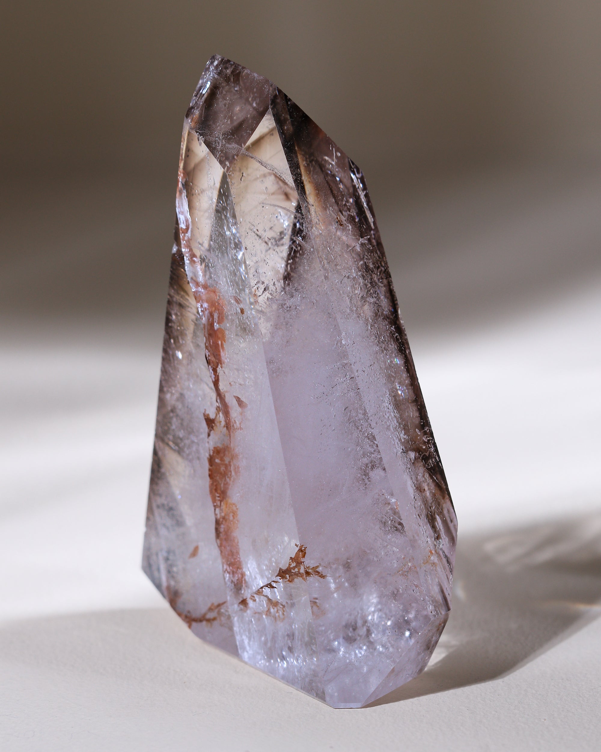 Smoky Amethyst Spitze, Einzelstück