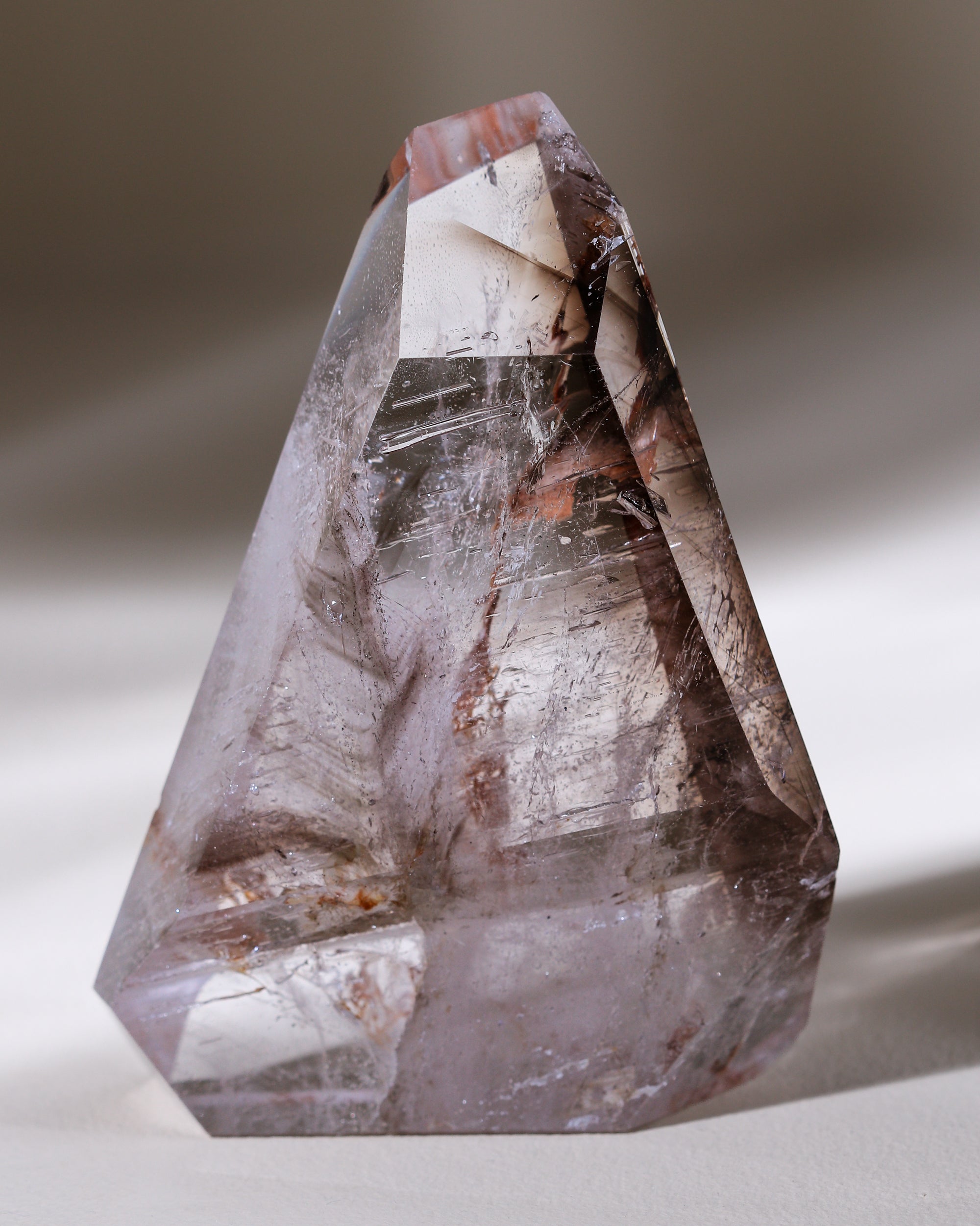 Smoky Amethyst Spitze, Einzelstück